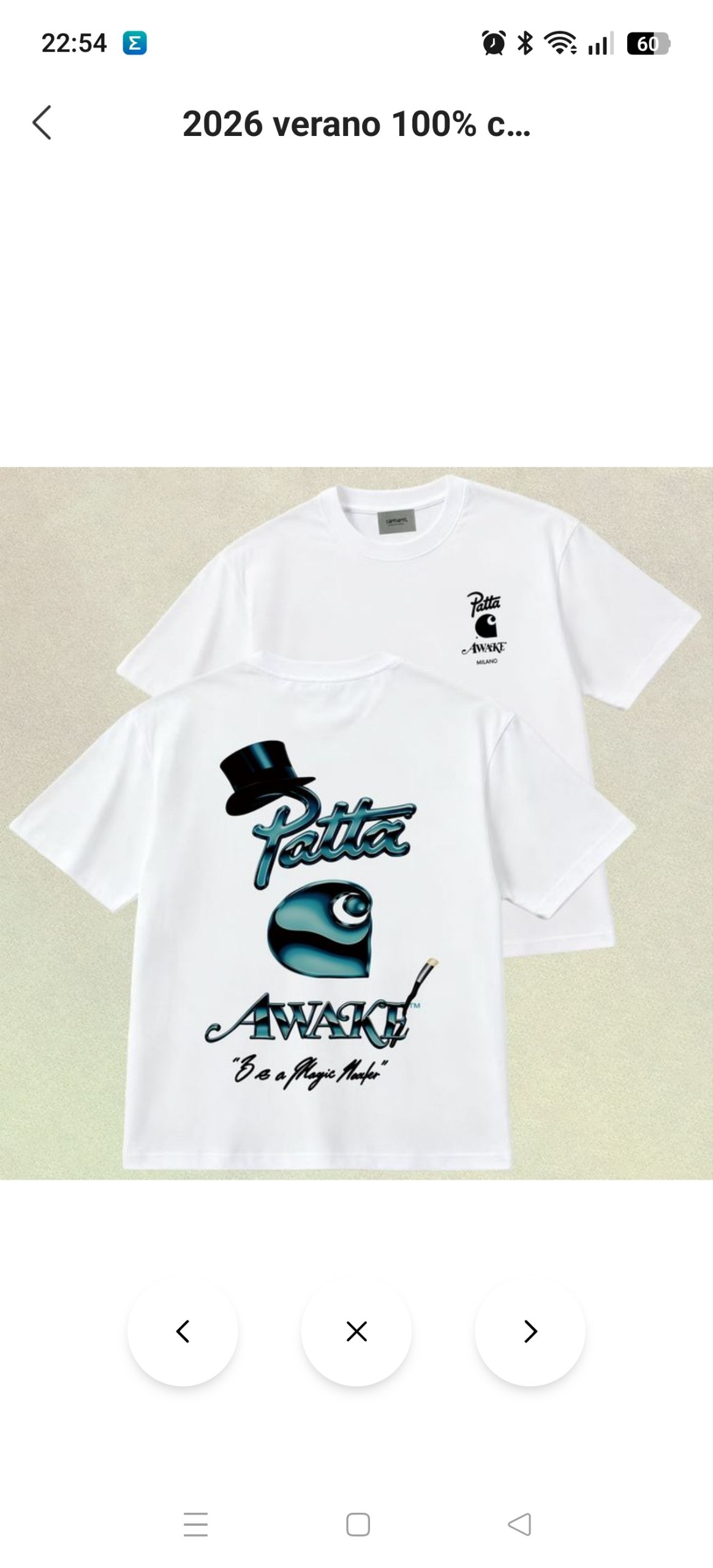 Camiseta Patta x Awake x Carhartt ✨