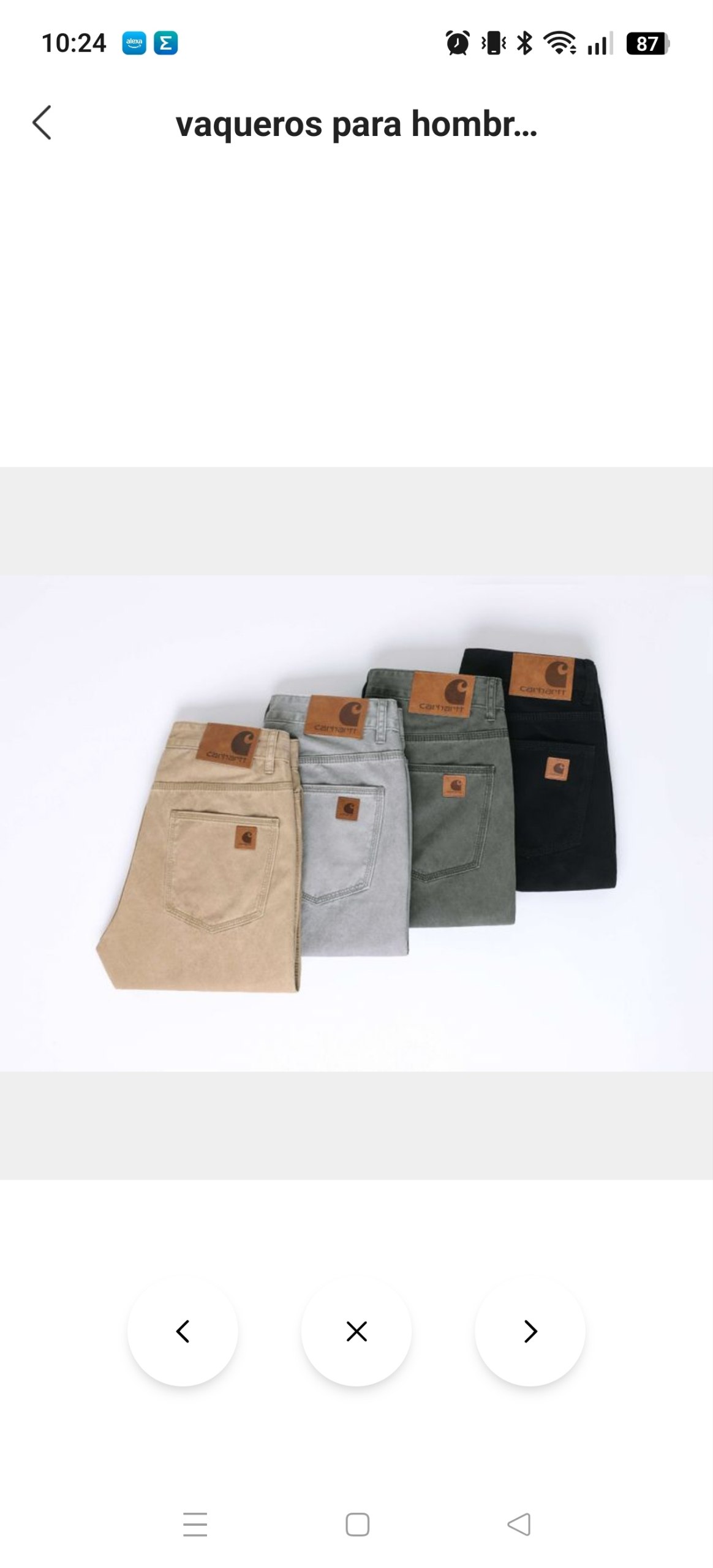 Pantalón vaquero Carhartt ✨
