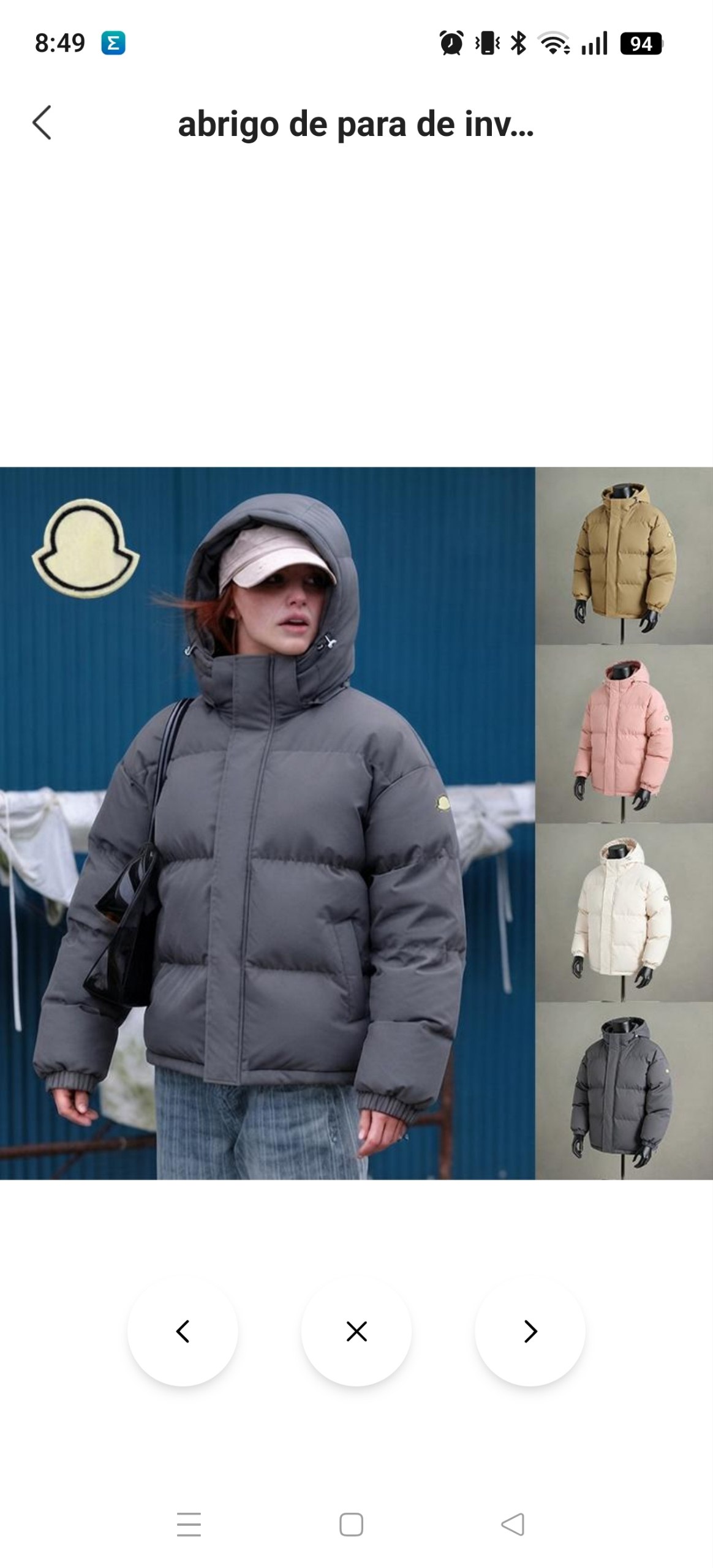 Abrigo Moncler 35.57€‼ ✨