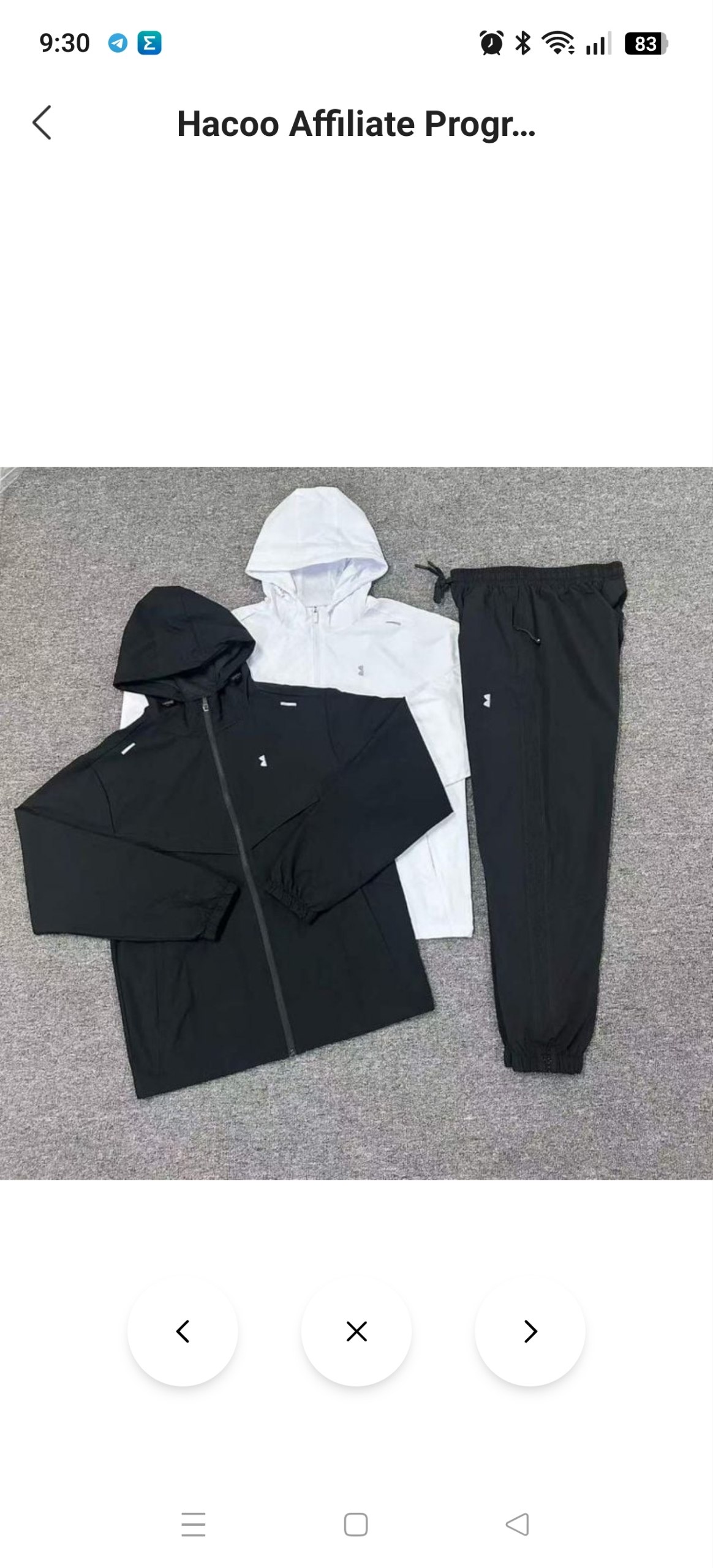 Chándal Under Armour (hasta 3xl) ✨