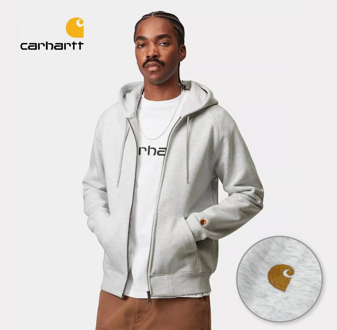 Sudadera Zip Carhartt ✨