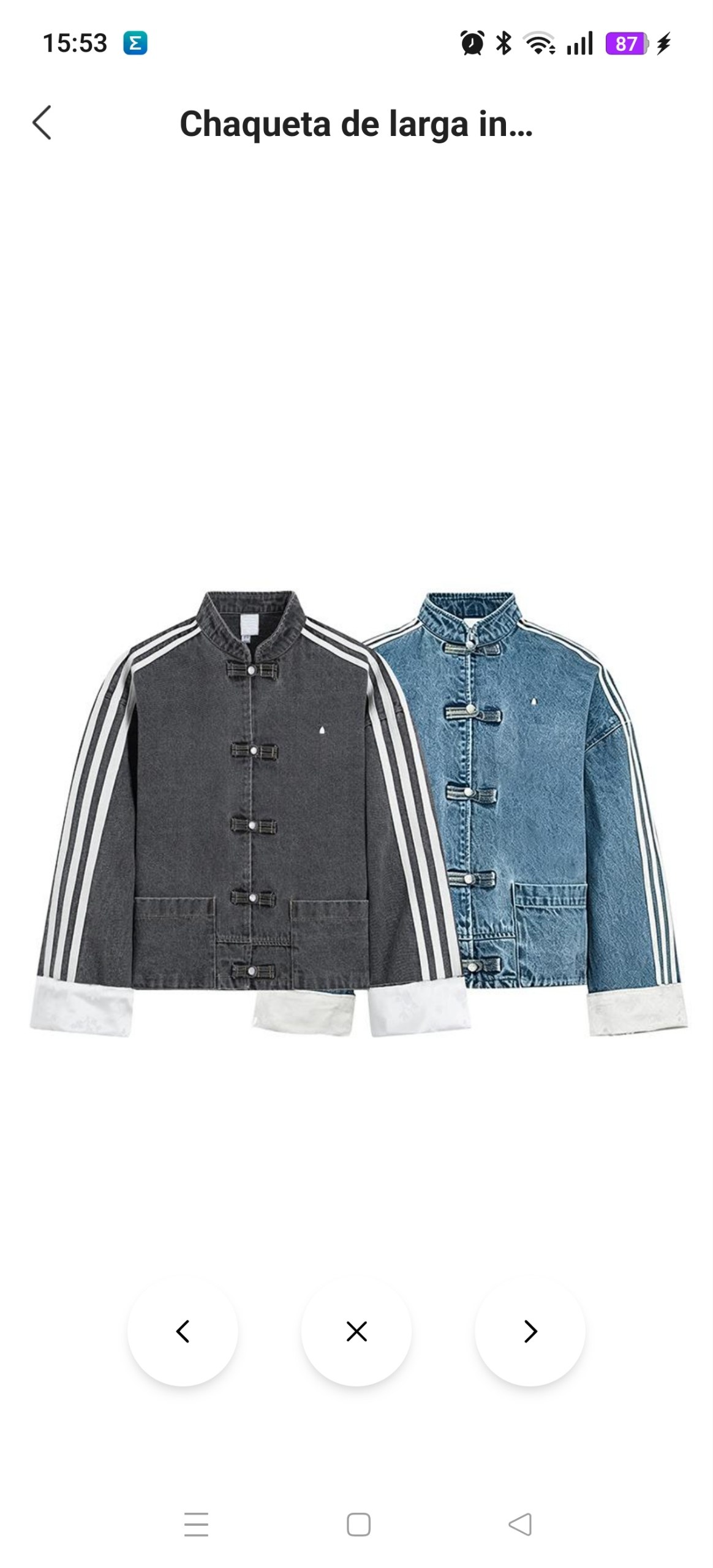 Chaqueta vaquera Adidas 39.10€‼ ✨