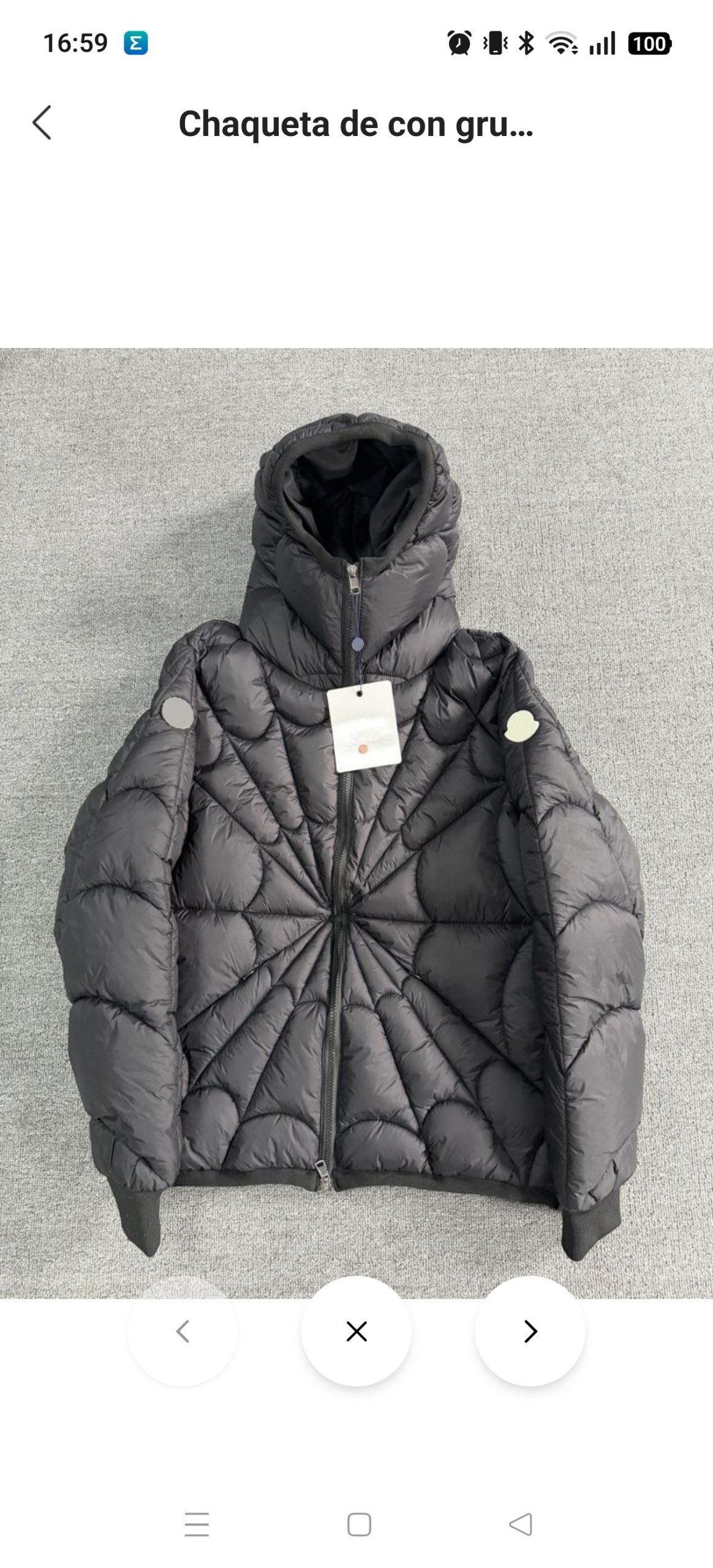 Abrigo Moncler x Spiderman ✨