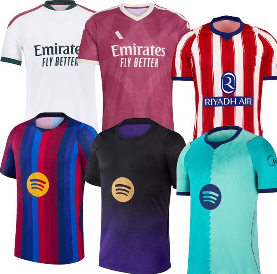 Camisetas Barcelona, Real Madrid y Atlético de Madrid 2026/2027 ✨