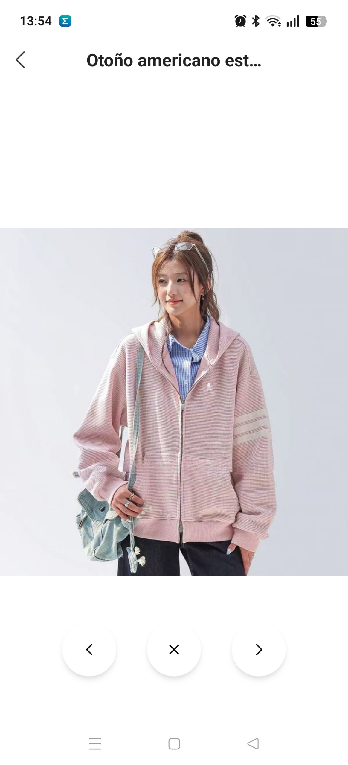 Sudadera punto Adidas zip ✨
