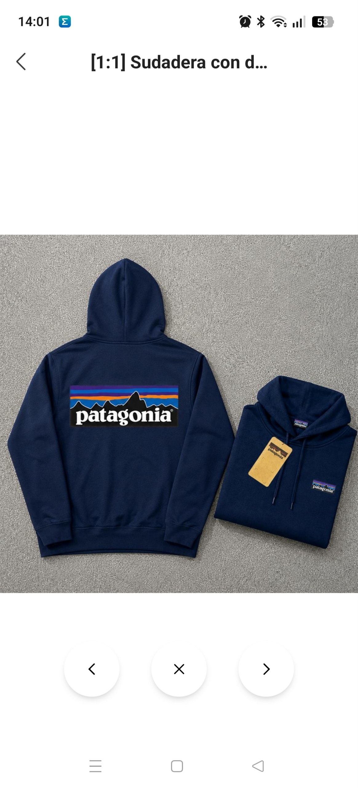 Sudadera niños y adultos Patagonia ✨