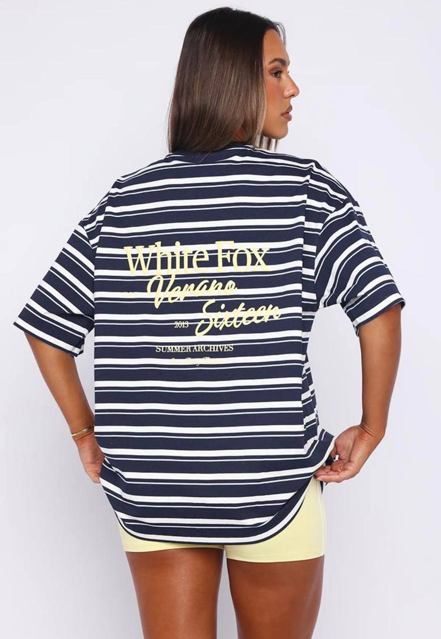 Camiseta White Fox rayas📍📍 ✨