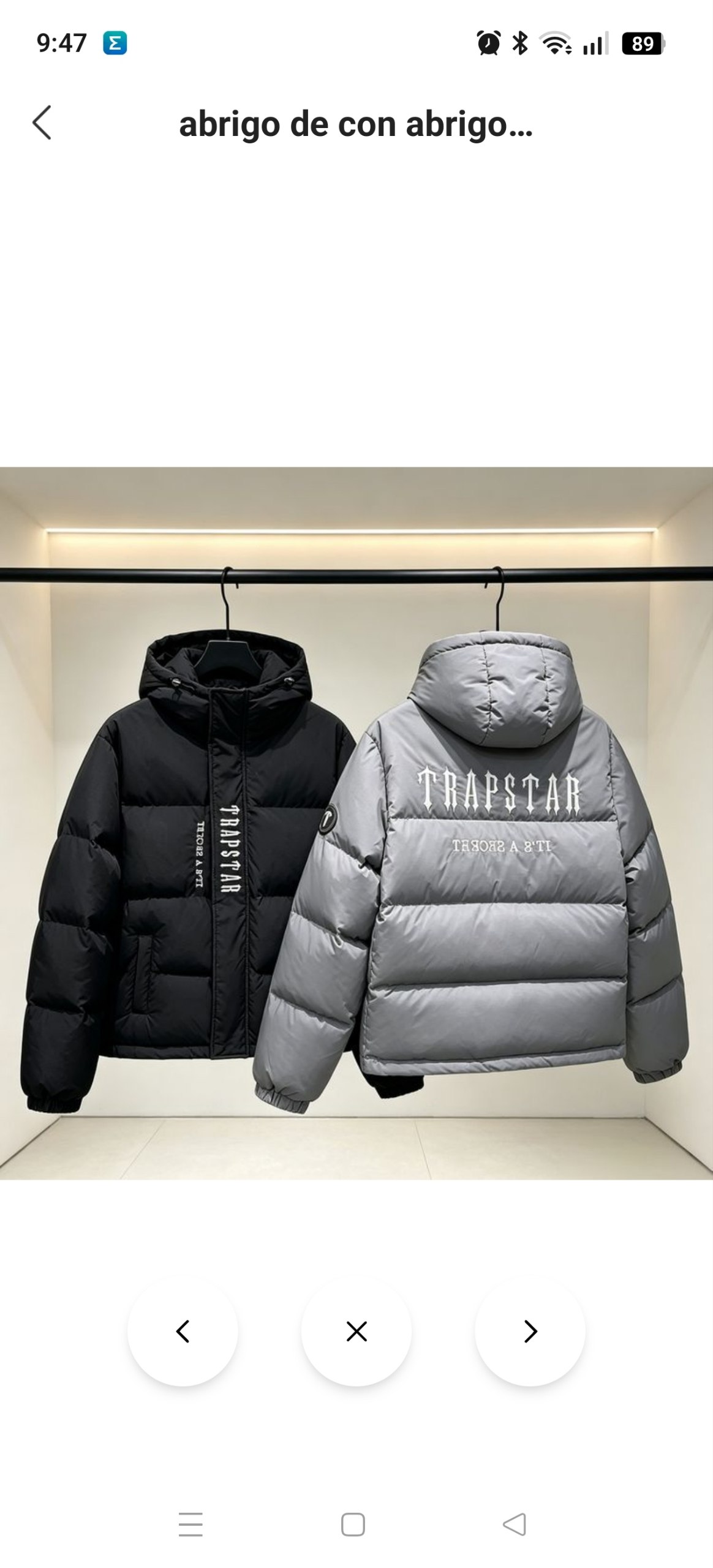 Abrigo Trapstar 74.73€‼ ✨