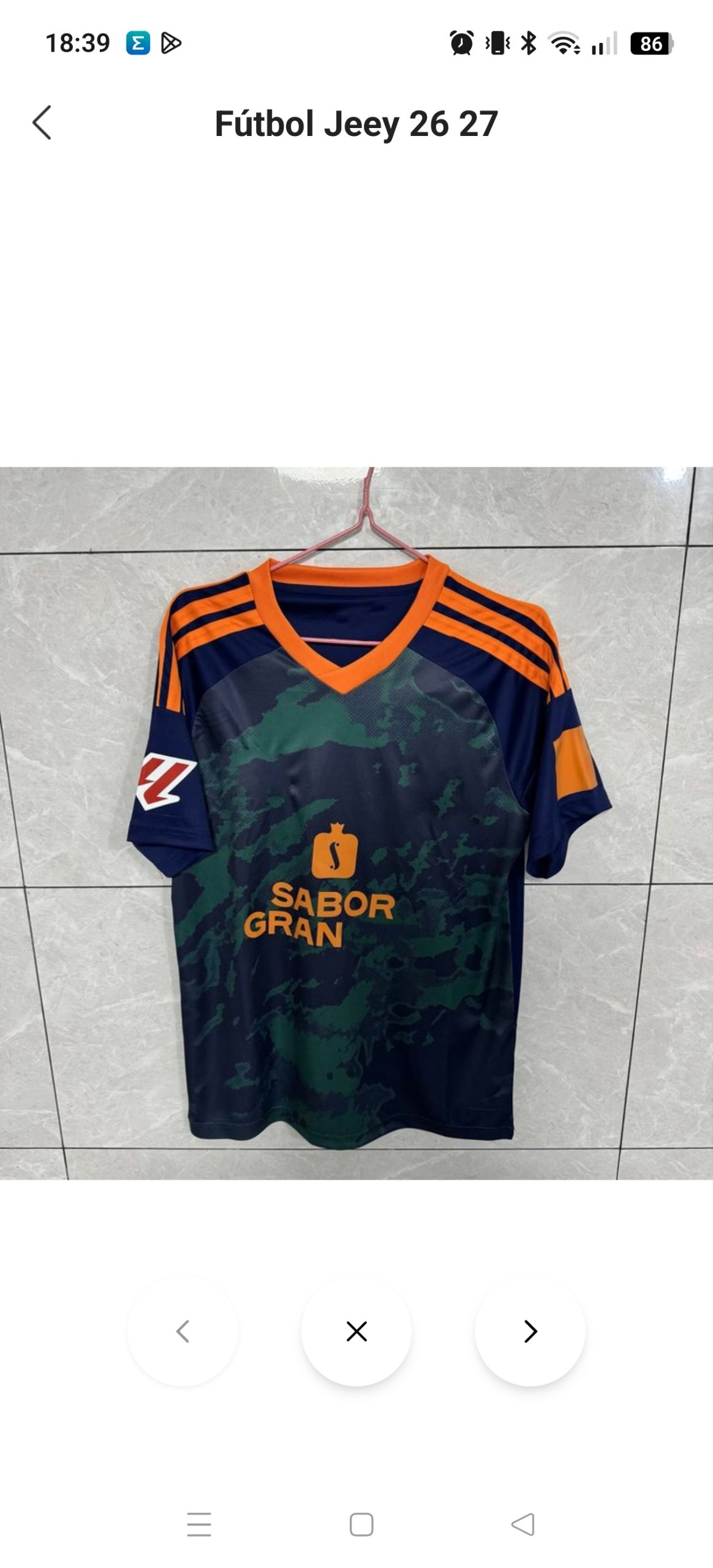 Camiseta fútbol Granada ✨