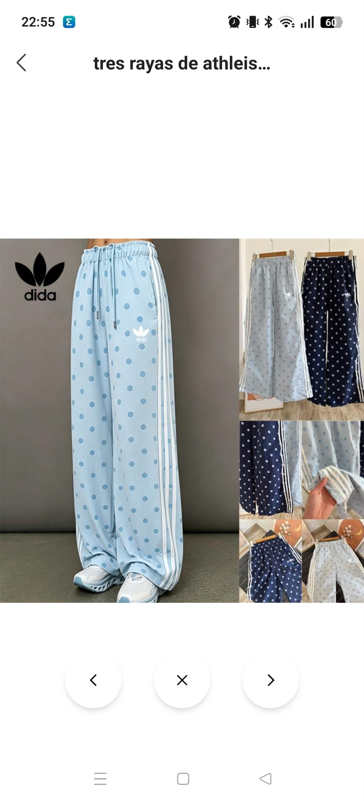 Pantalón lunares Adidas ✨