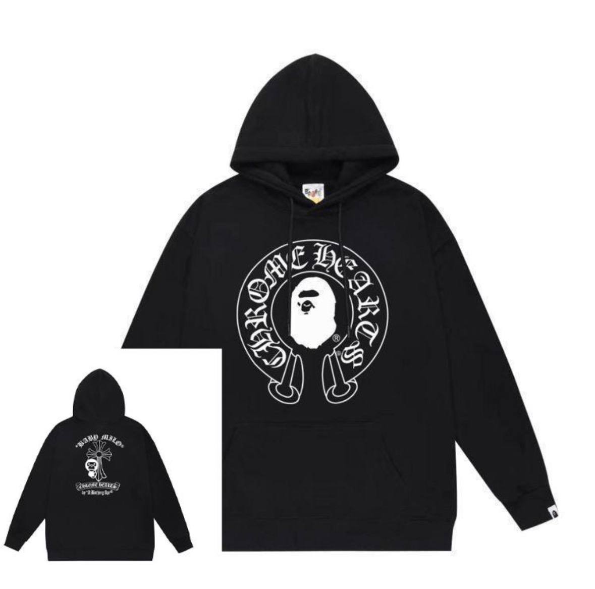 Sudadera Chrome Hearts x Bape ✨