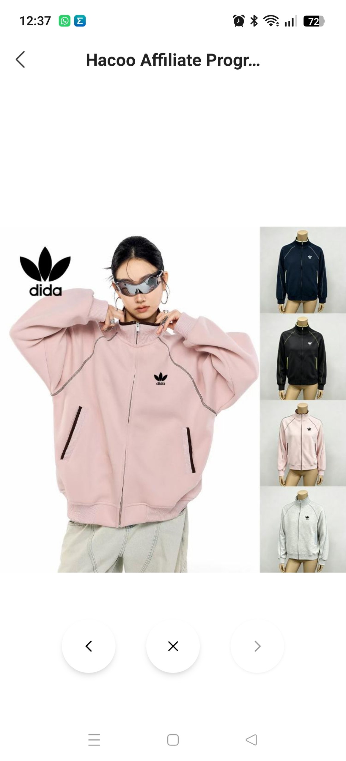 Chaqueta Adidas ( hasta 3xl) ✨