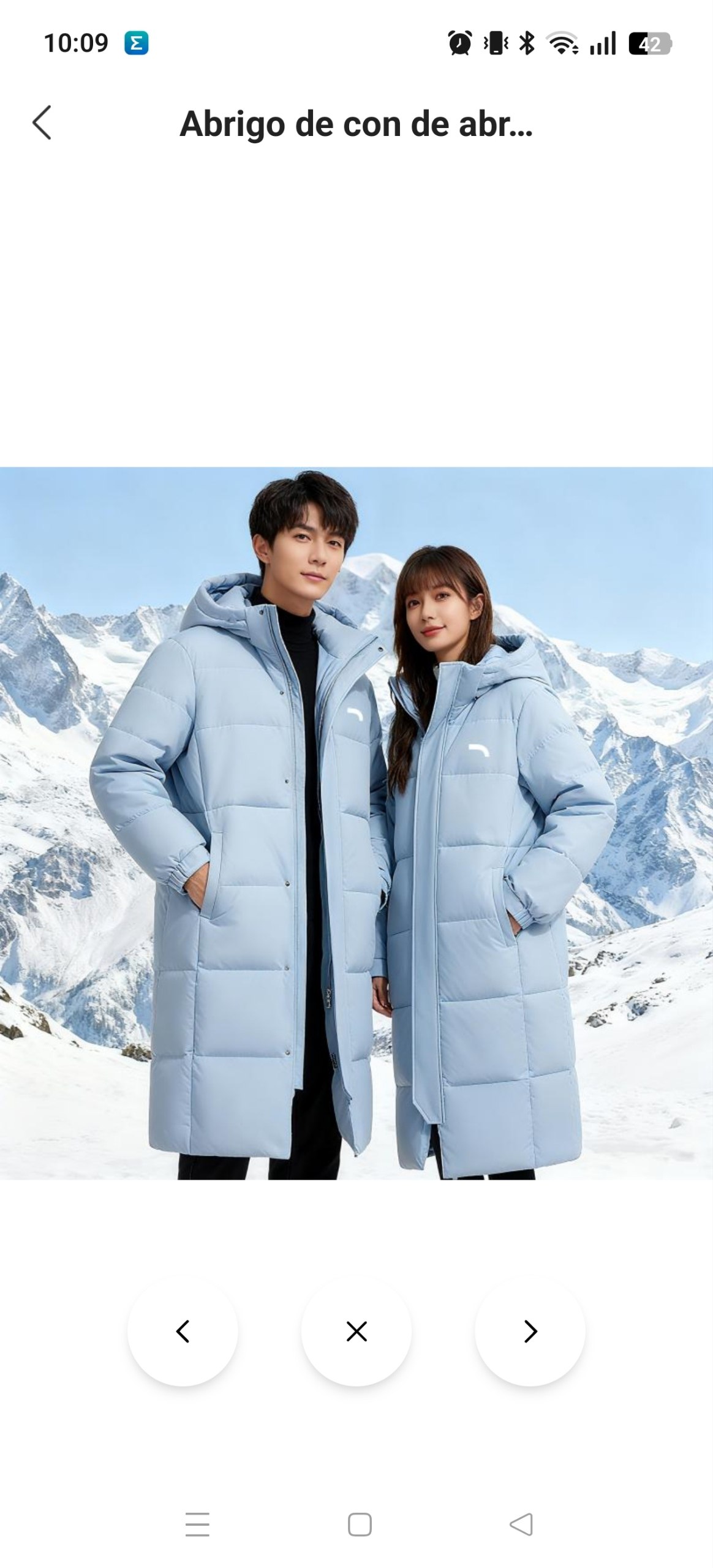 Abrigo largo The North Face ✨