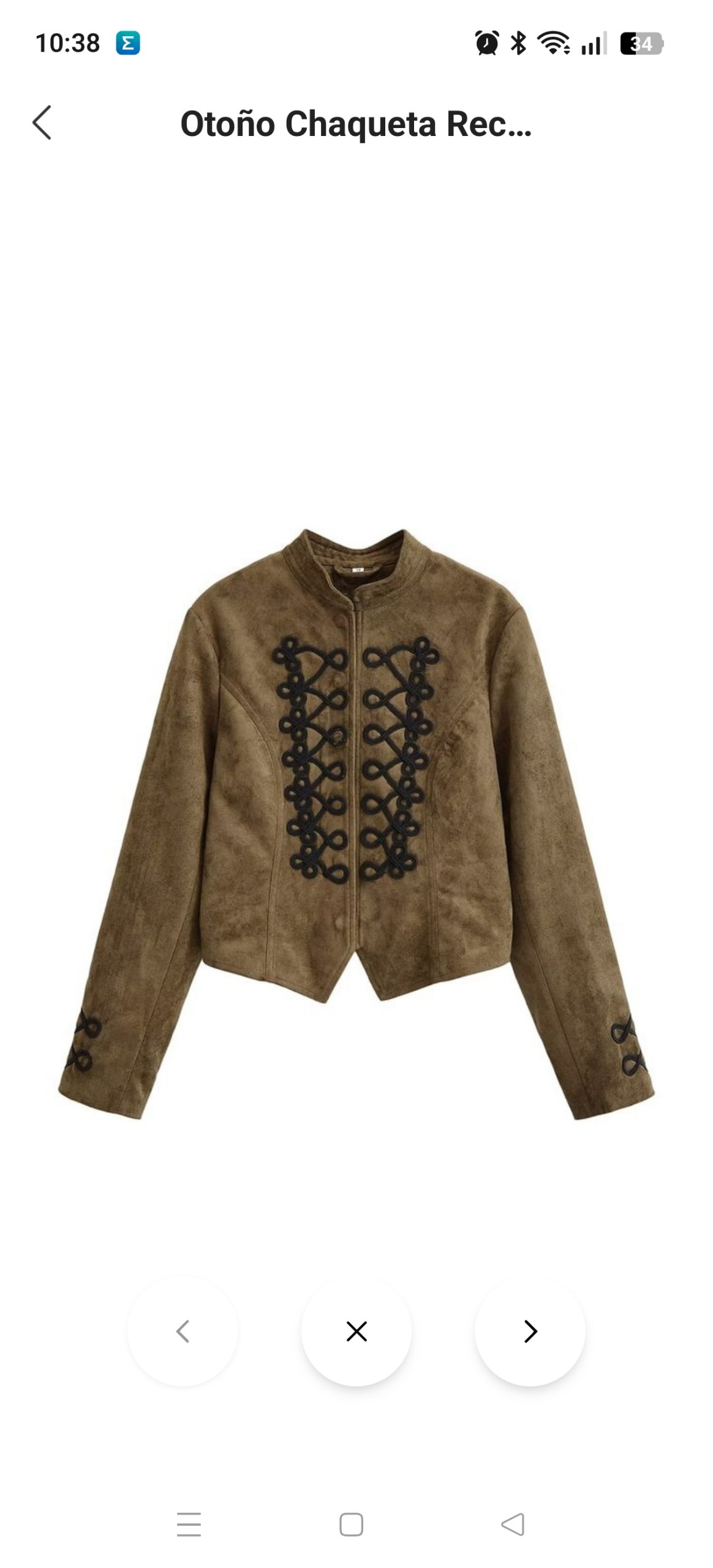 Chaqueta antelina Zara ✨