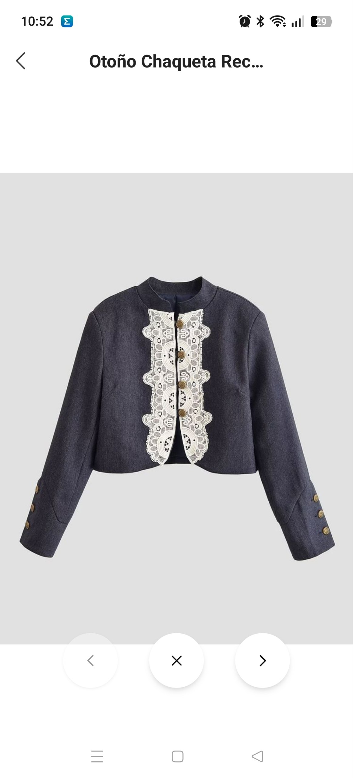 Chaqueta encaje Zara ✨