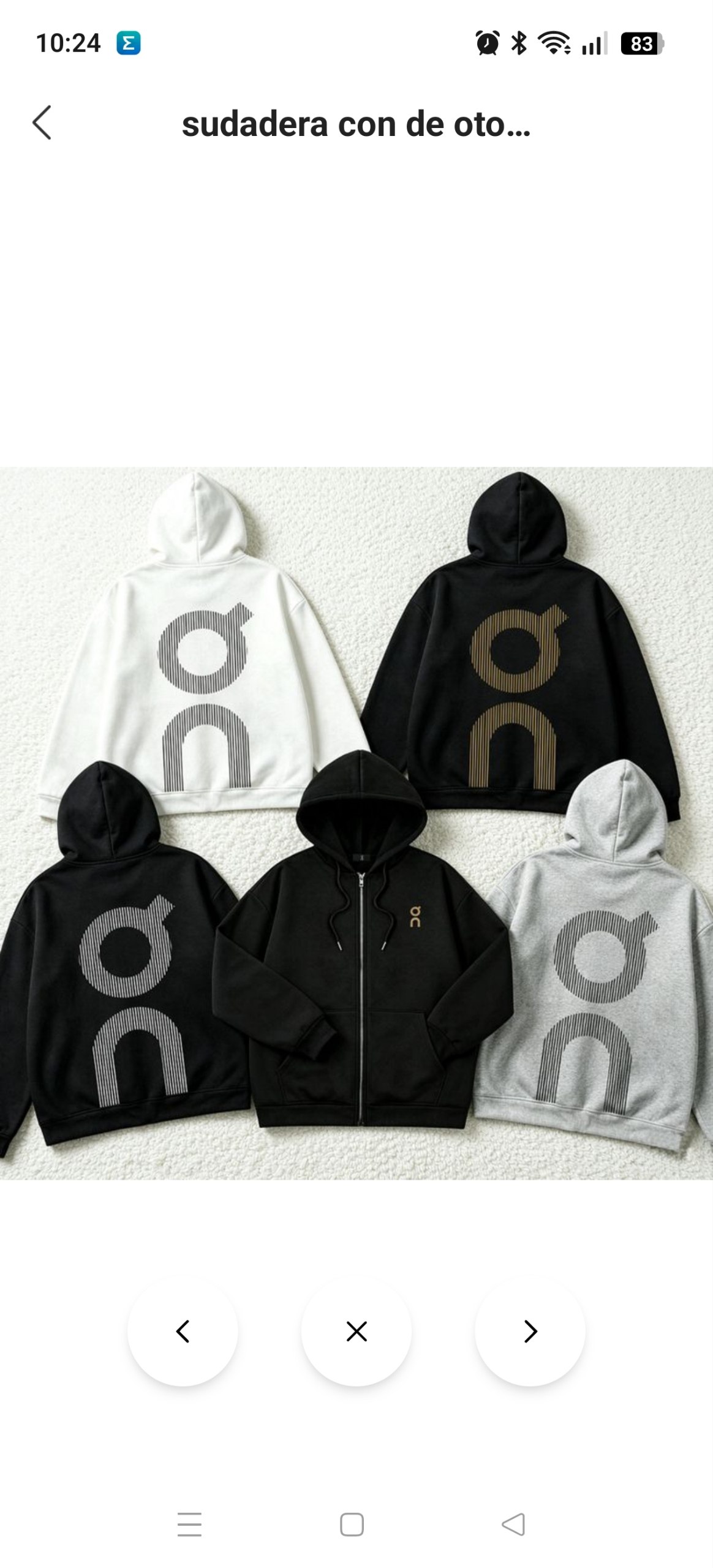 Sudadera Zip On ✨
