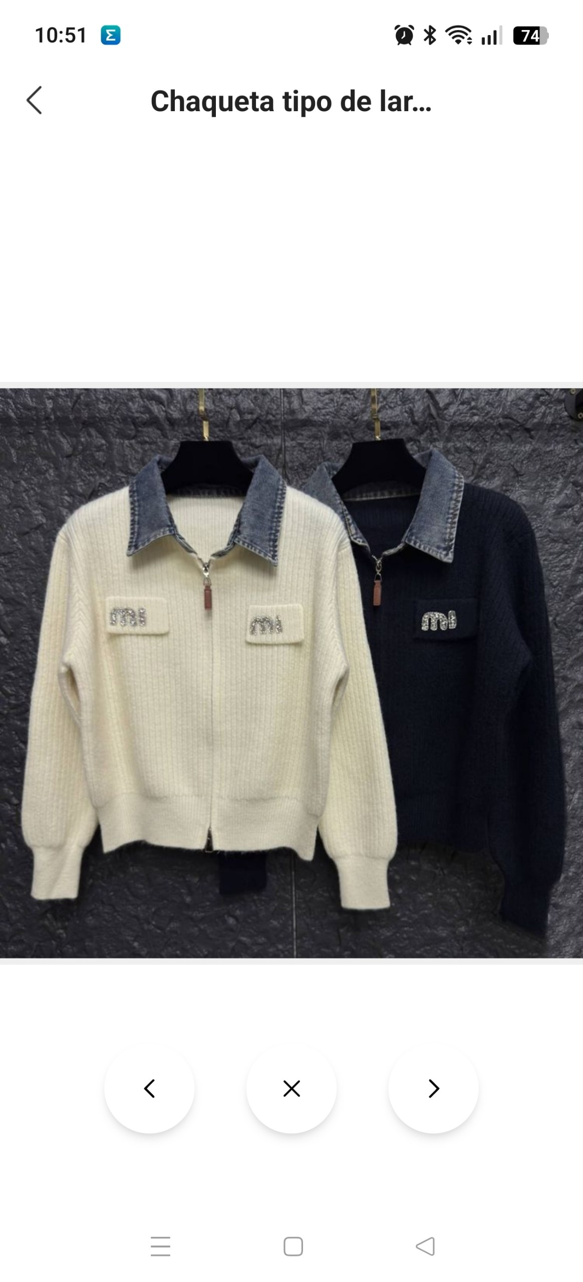 Chaqueta Miu Miu 25.08€‼ ✨