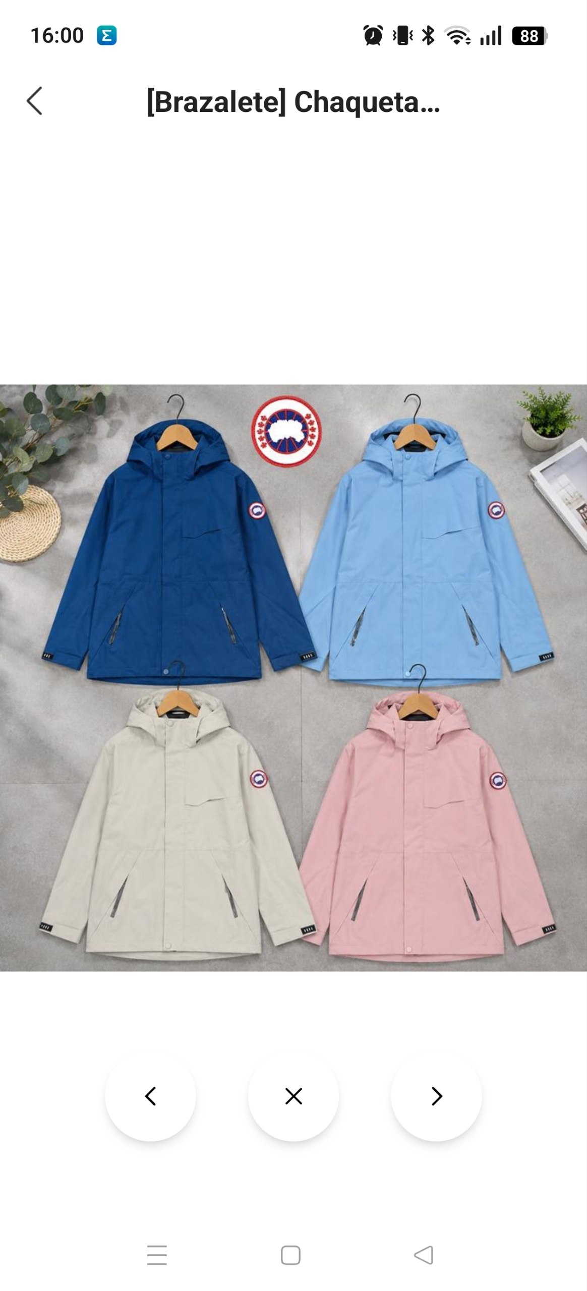 Chaqueta impermeable Canadá Goose ✨