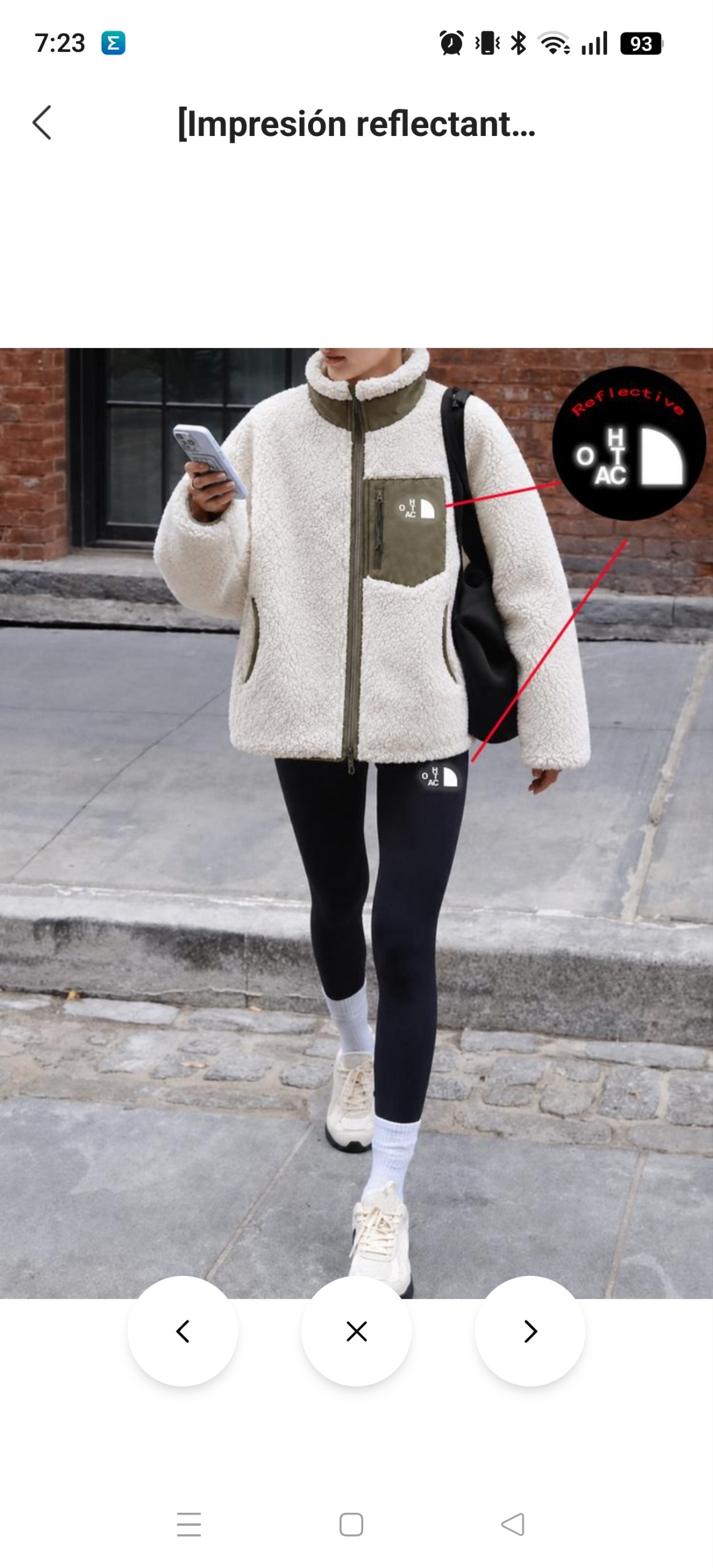 Conjunto mallas + chaqueta polar The North Face ✨