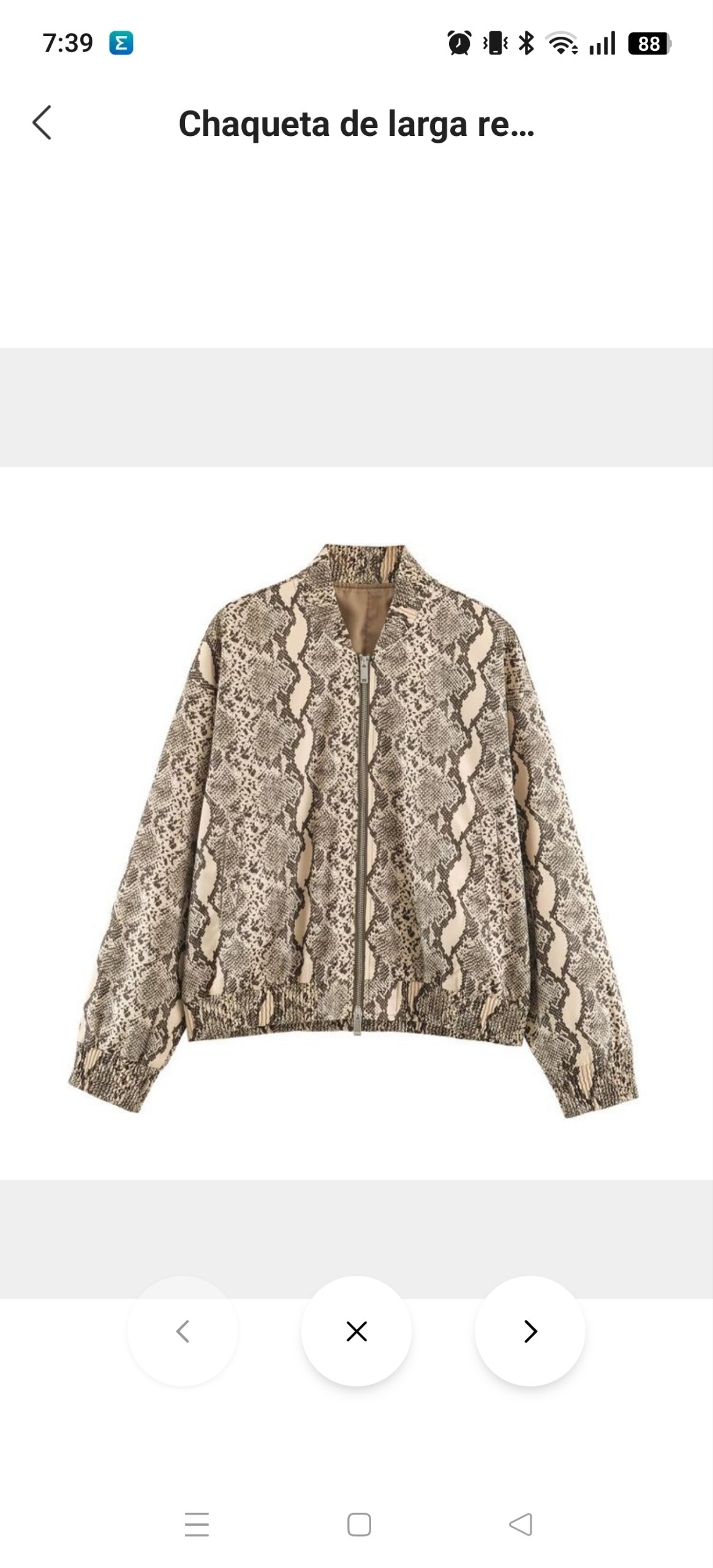 Chaqueta bomber serpiente ✨