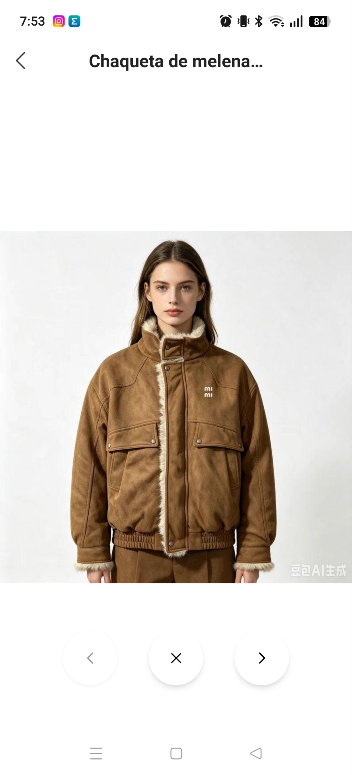 Chaqueta Miu Miu 43.23€‼ ✨