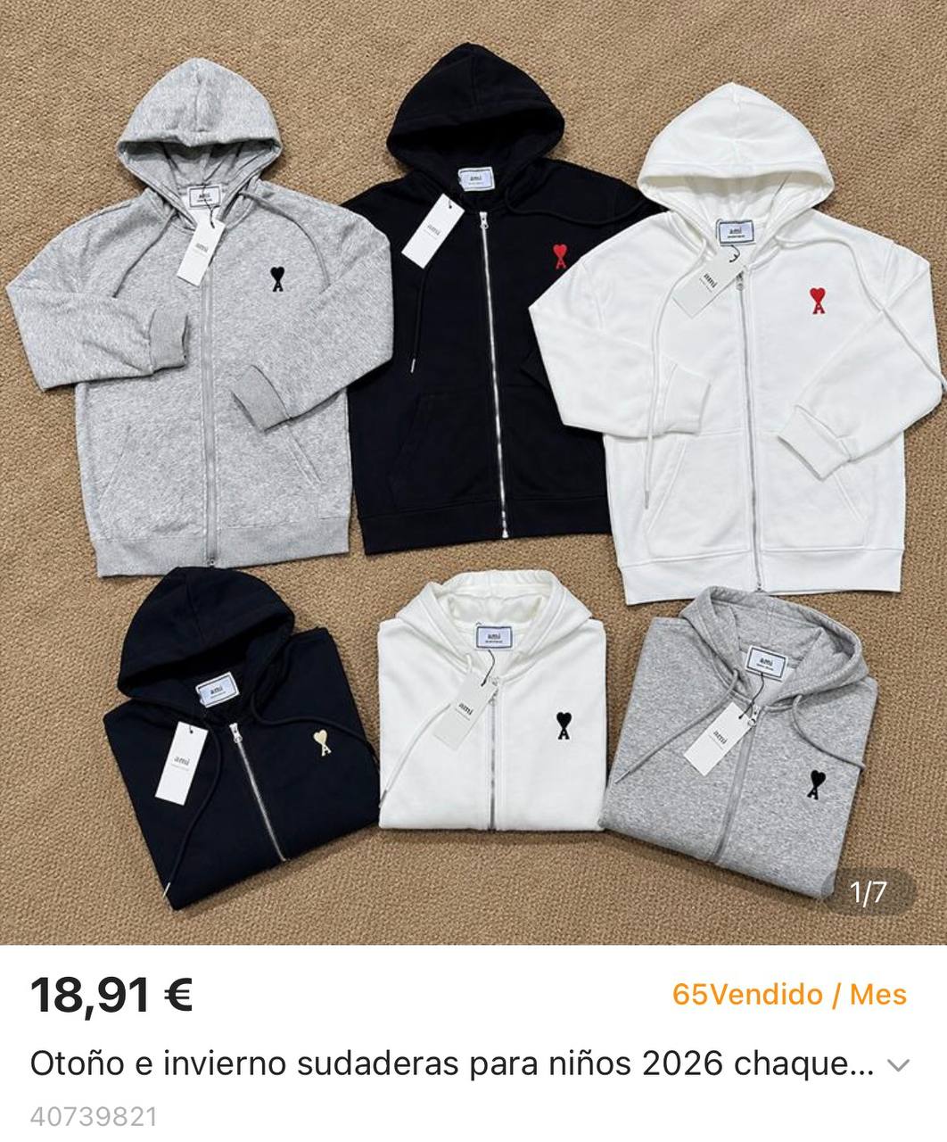 Sudadera AMI PARIS ✨