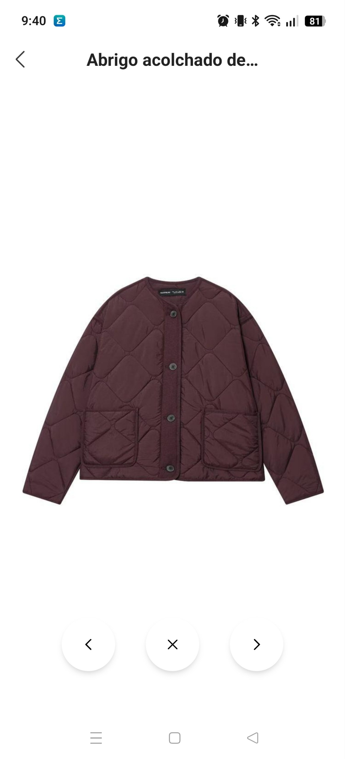 Abrigo Zara 31.18€‼ ✨