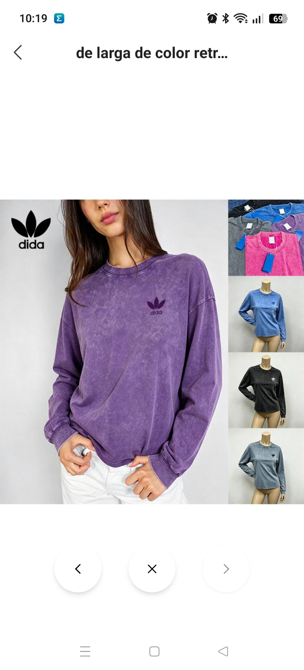Camiseta manga larga Adidas 17.50€‼ ✨