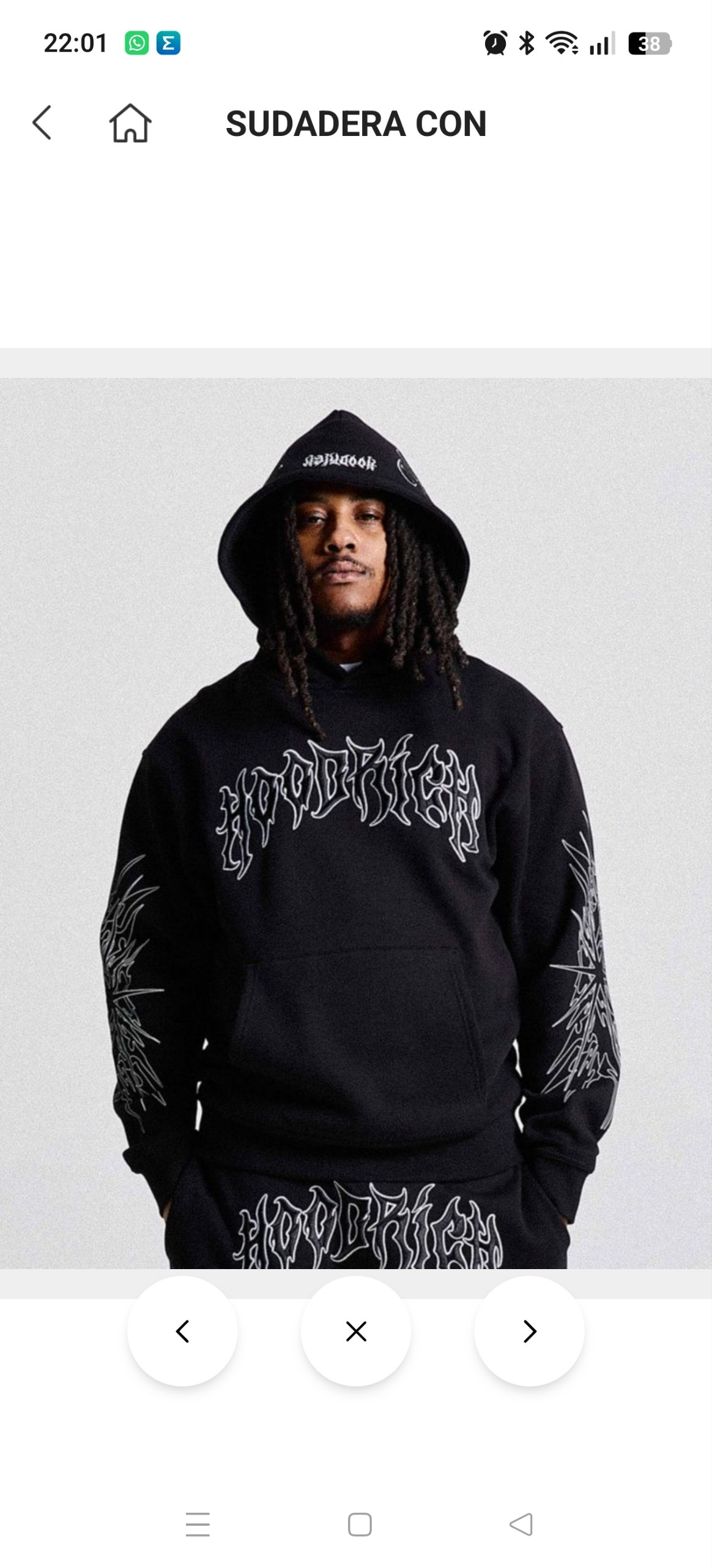 Sudadera Hoodrich 16.27€‼ ✨