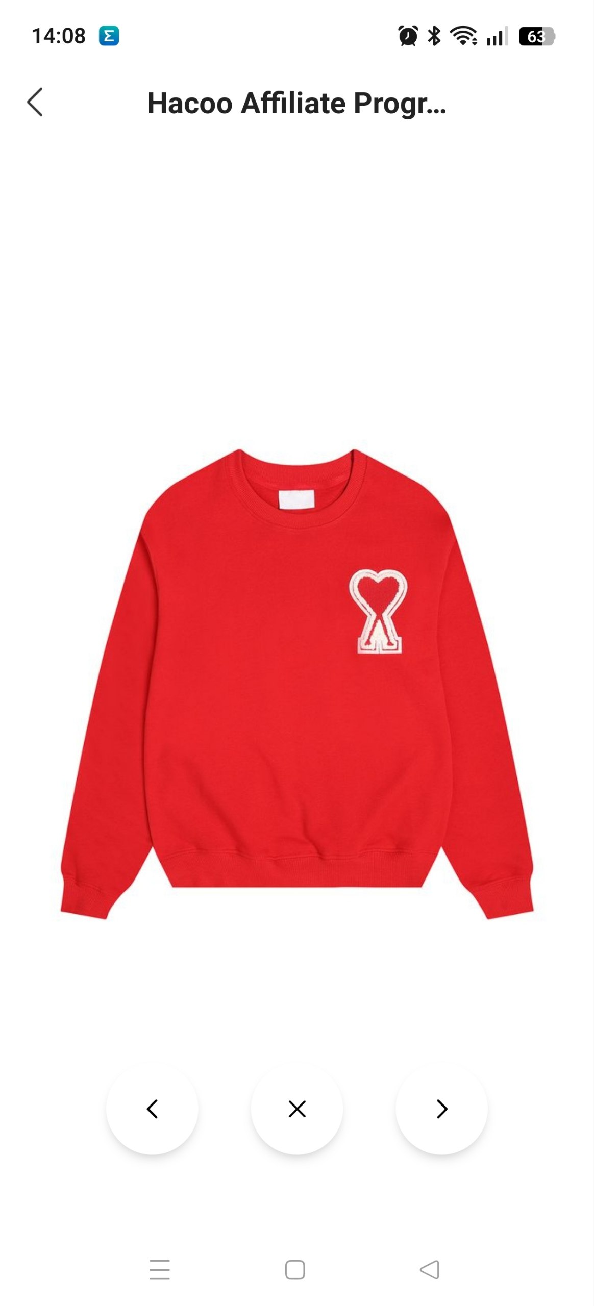Sudadera Ami 18.77€‼ ✨