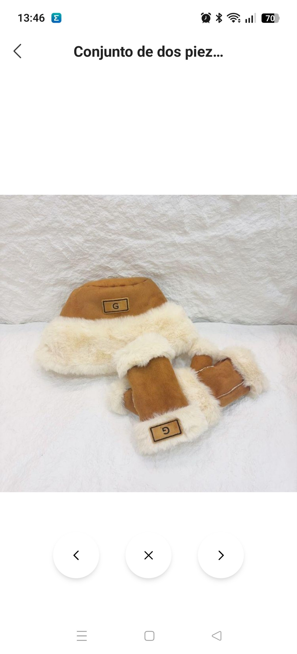 Conjunto Gorro + guantes Ugg 34.01€‼ ✨