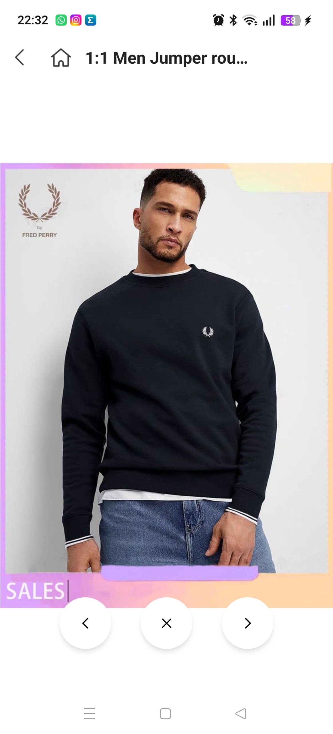Jersey Fred Perry 16.50€‼ ✨