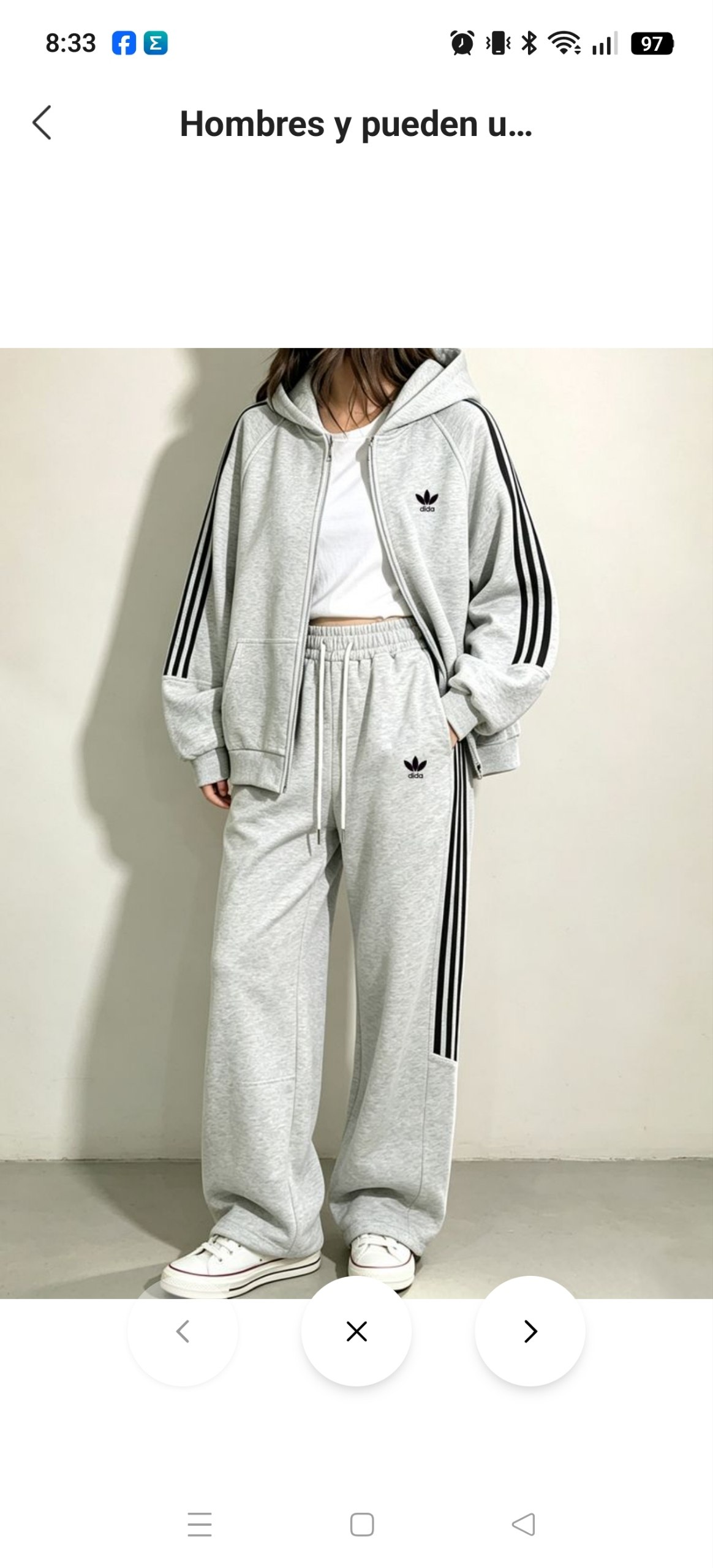 Chándal Adidas ( hasta 4 XL) ✨