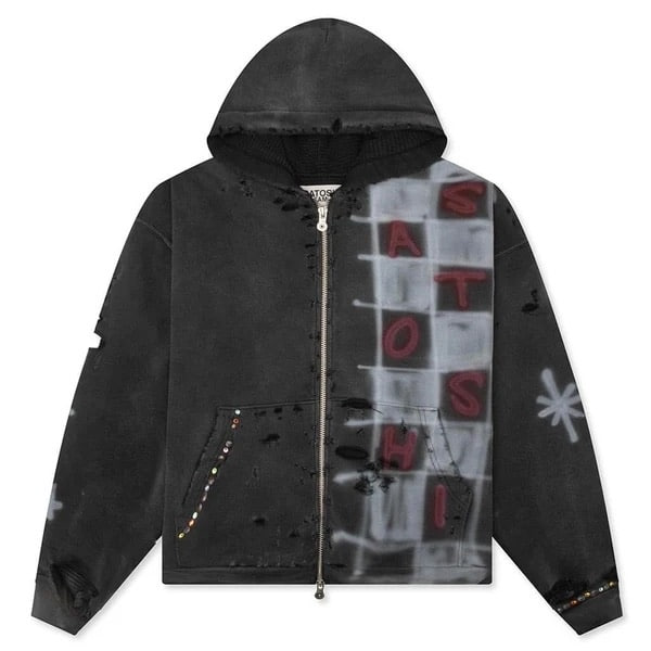 Sudadera Zip Satoshi Nakamoto 💸 ✨