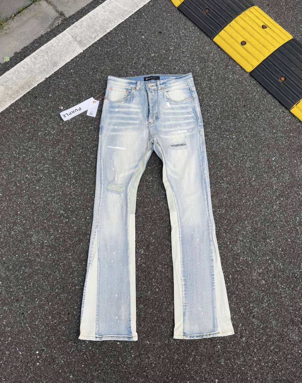 PANTALÓN VAQUERO FLARED PURPPLE ✨