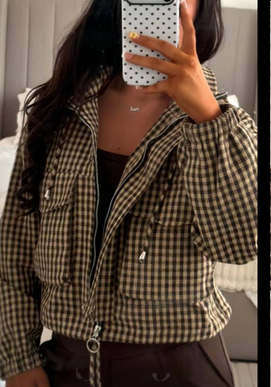 🍒__CHAQUETA TIPO ZARA CUADRITOS__🍒 ✨