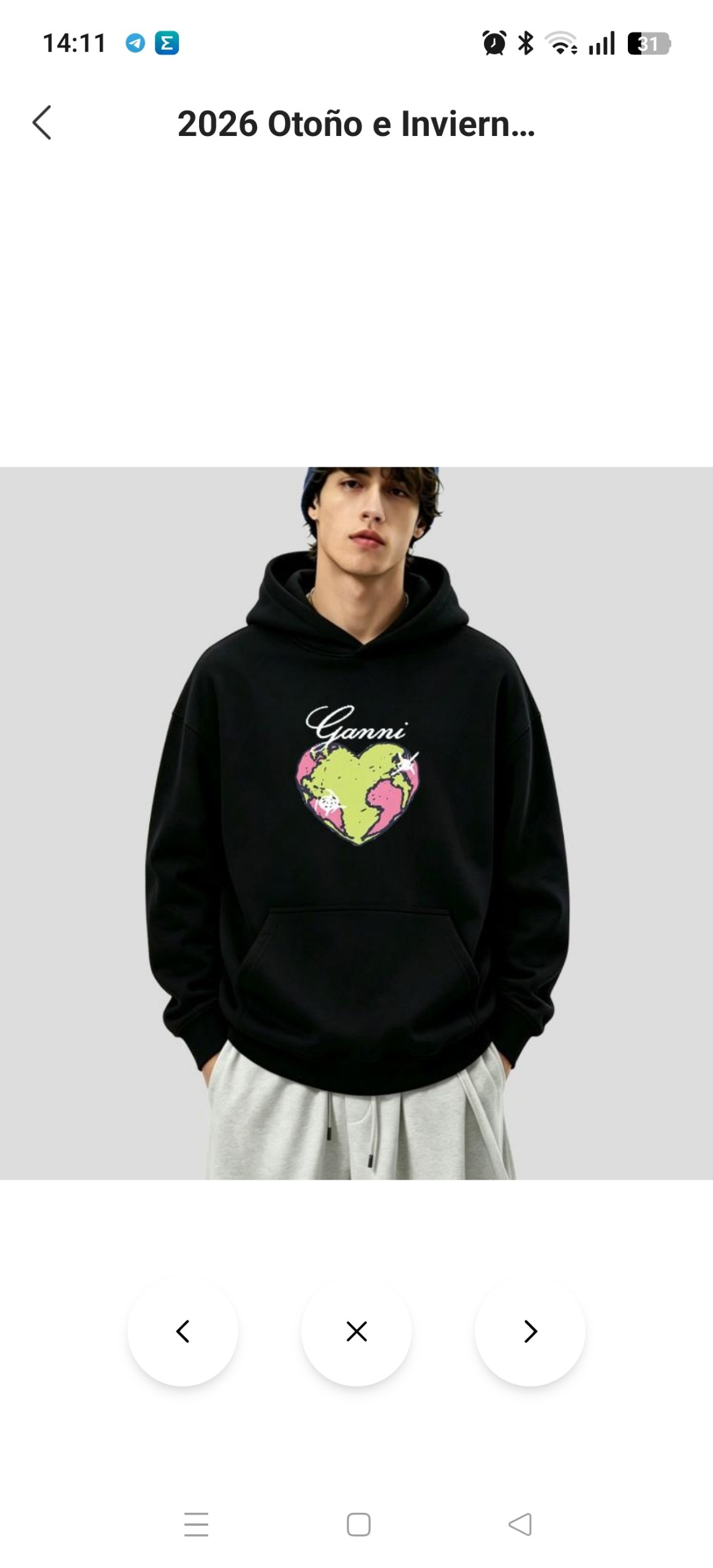 Sudadera Ganni 22.05€‼ ✨