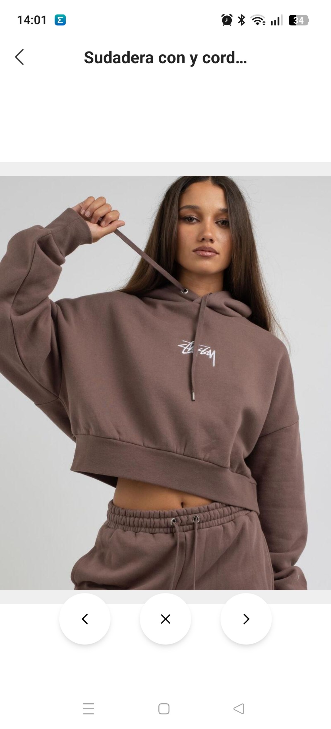 Sudadera corta Stussy 13.26€‼ ✨