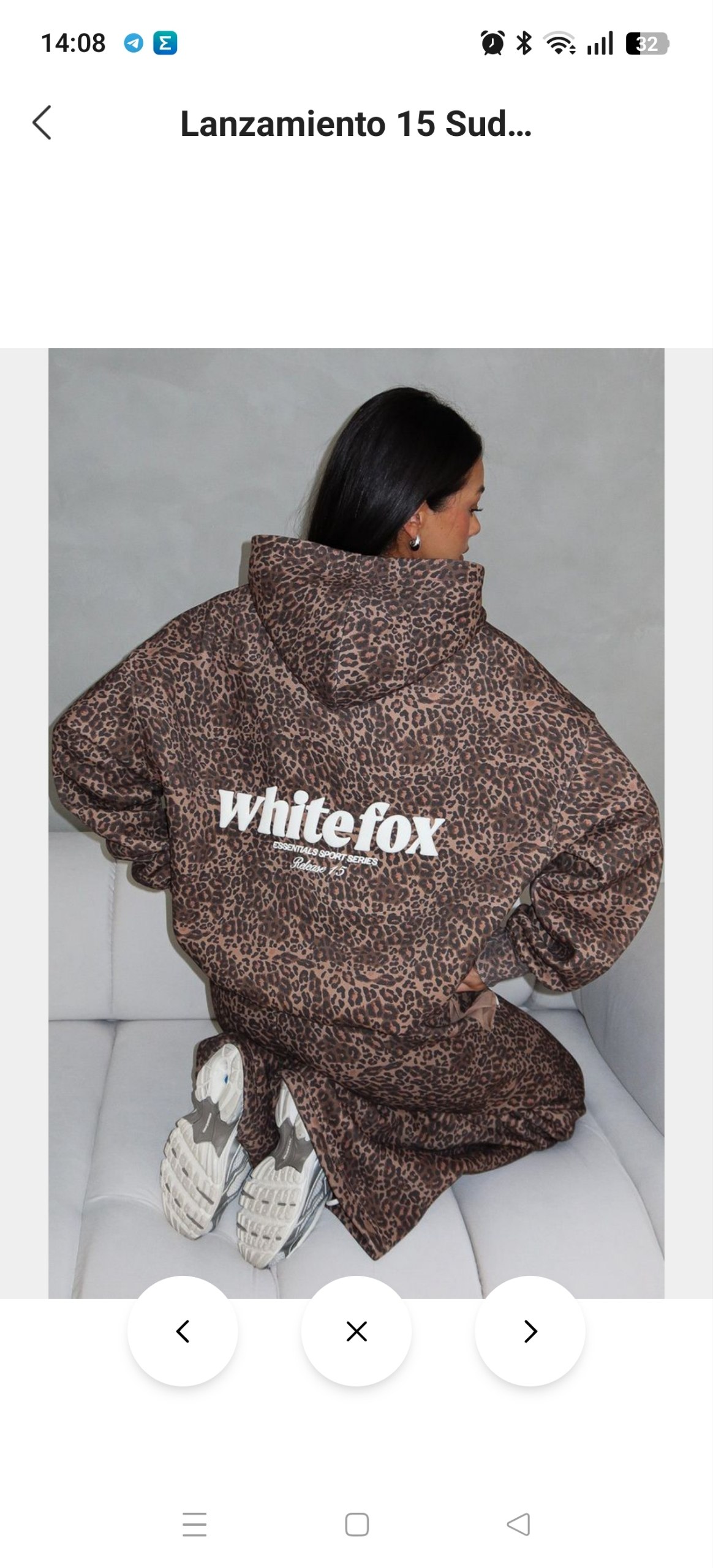 Sudadera White Fox 14.19€‼ ✨