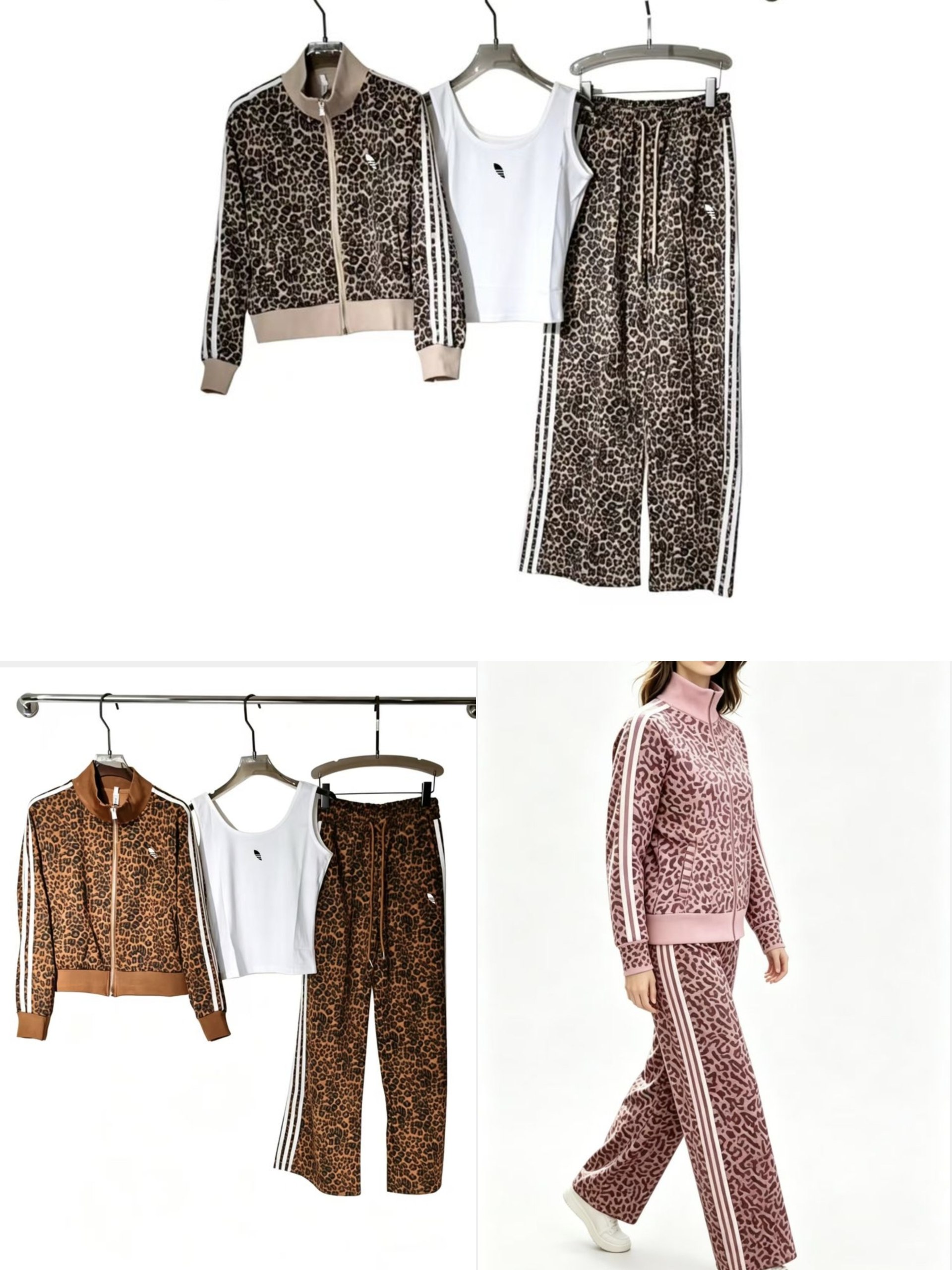 Conjunto 3 piezas leopardo Adidas 54.60€‼ ✨