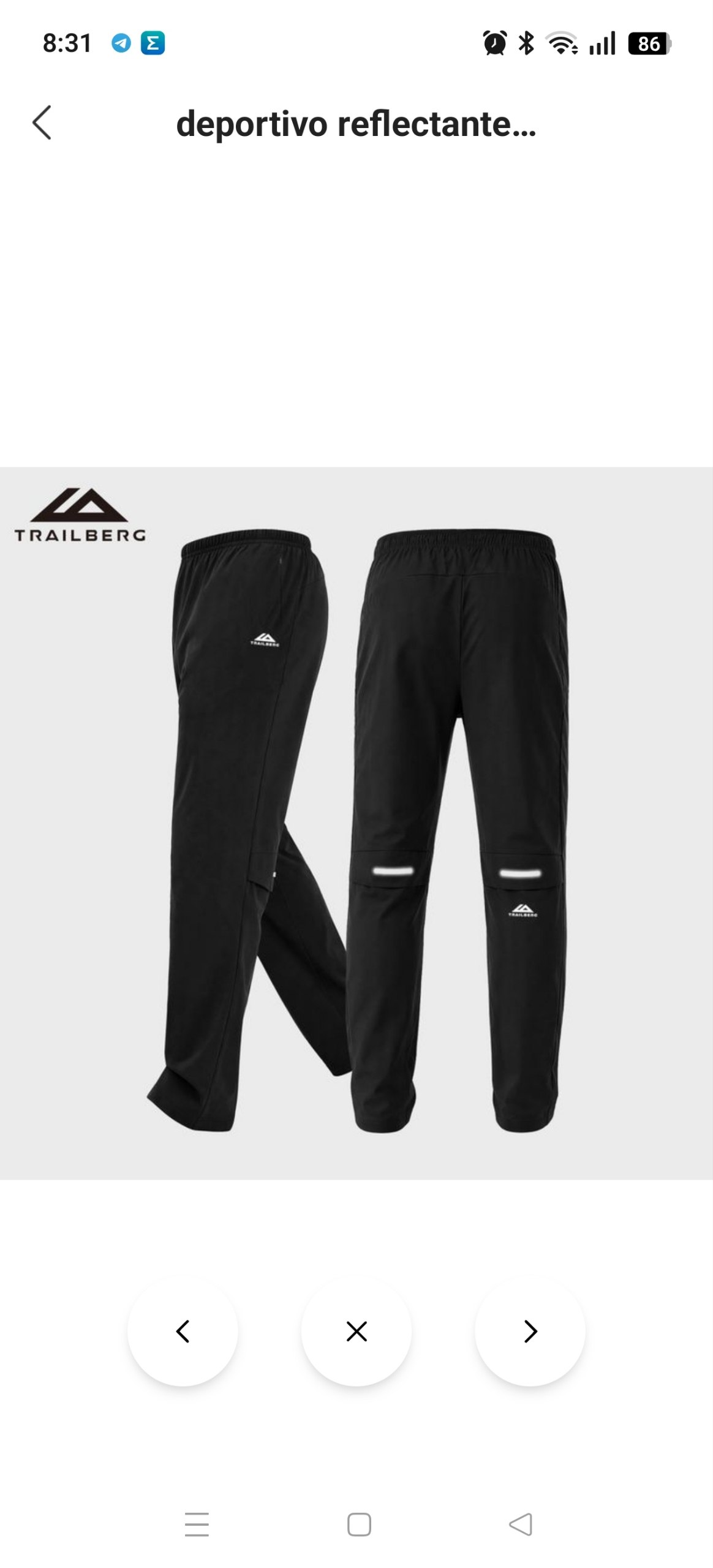 Pantalón reflectante Trailberg 16.38€‼ ✨