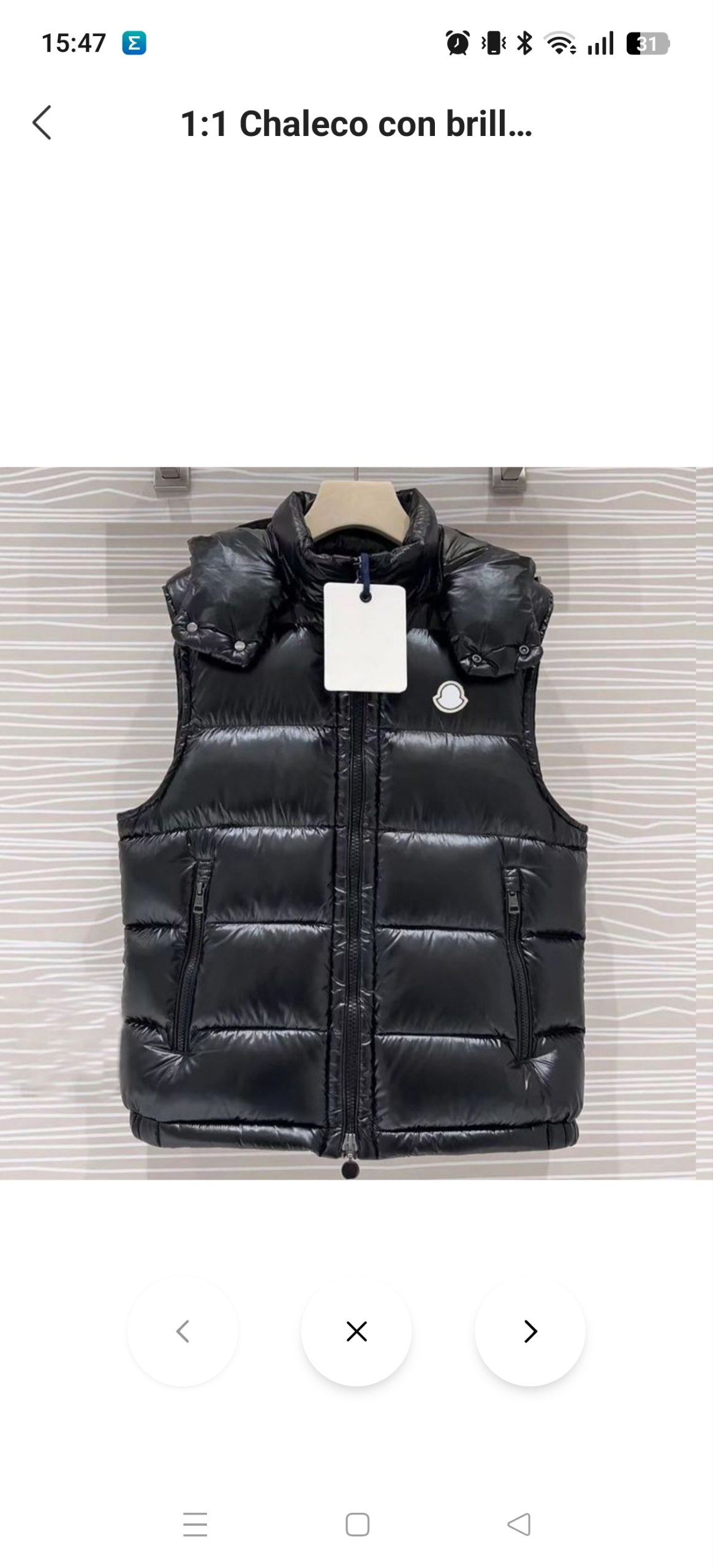Chaleco Moncler 37.20€‼ ✨