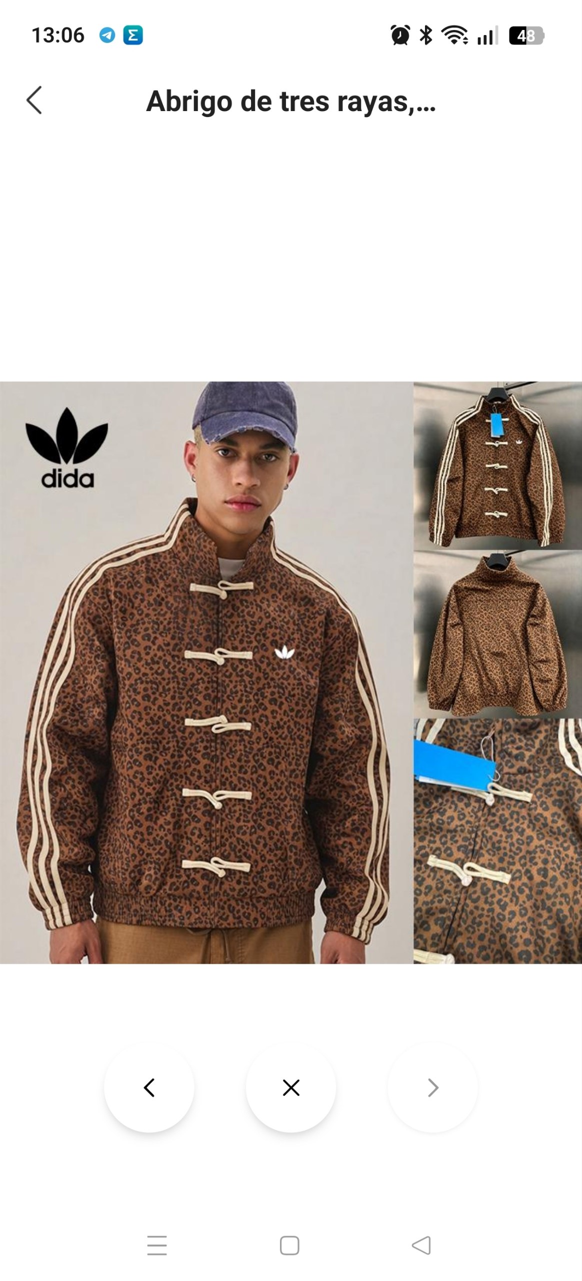 Chaqueta leopardo Adidas 47.33€‼ ✨