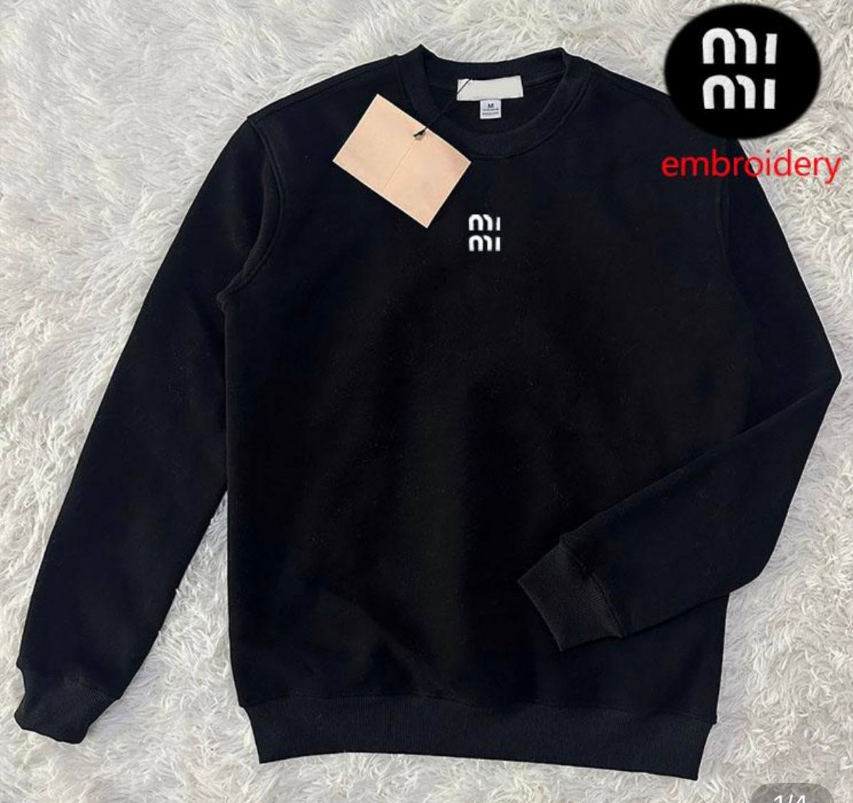 Sudadera básica MIU M ✨