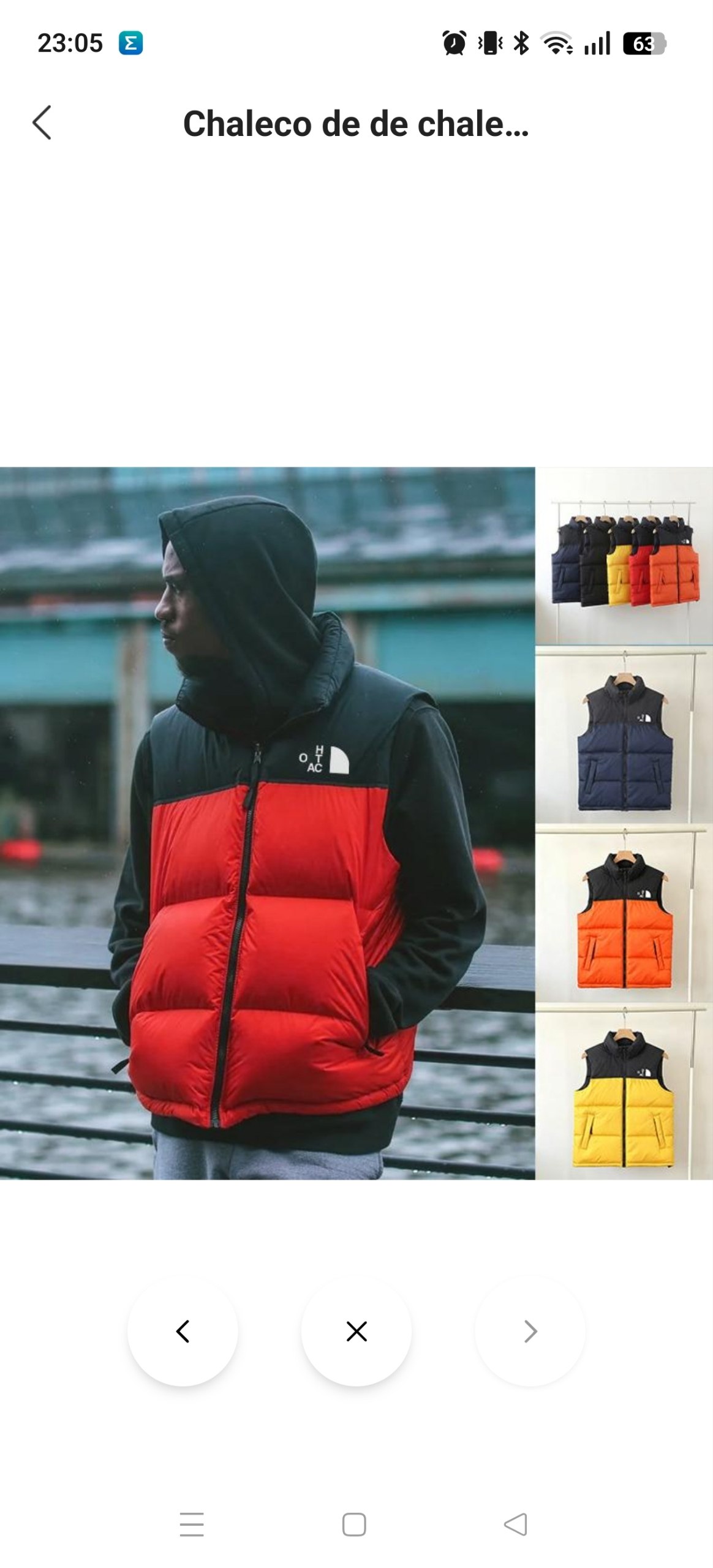 Chaleco The North Face 43.40€‼ ✨