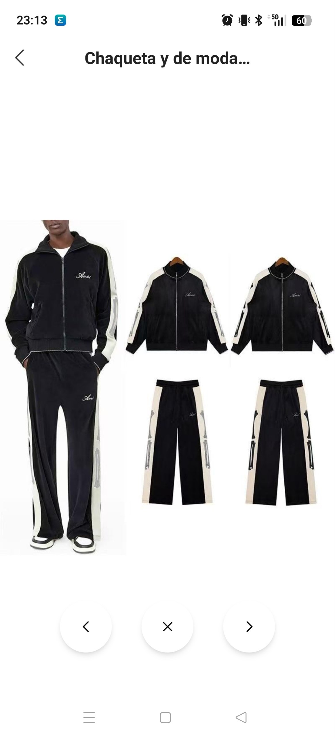 Chándal Amiri 69.11€‼ ✨