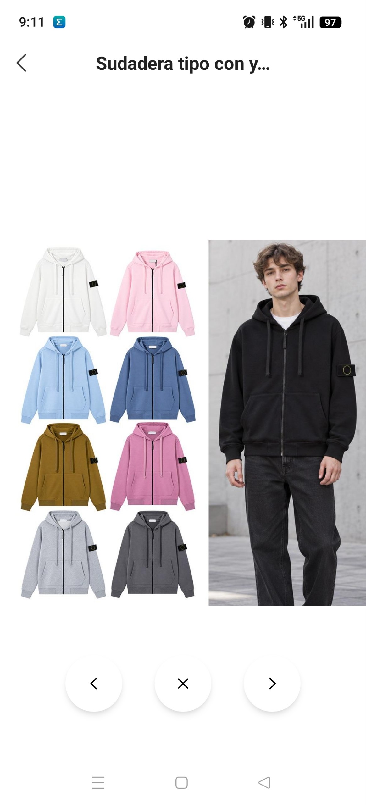 Sudadera zip Stone Island 37.02€‼ ✨