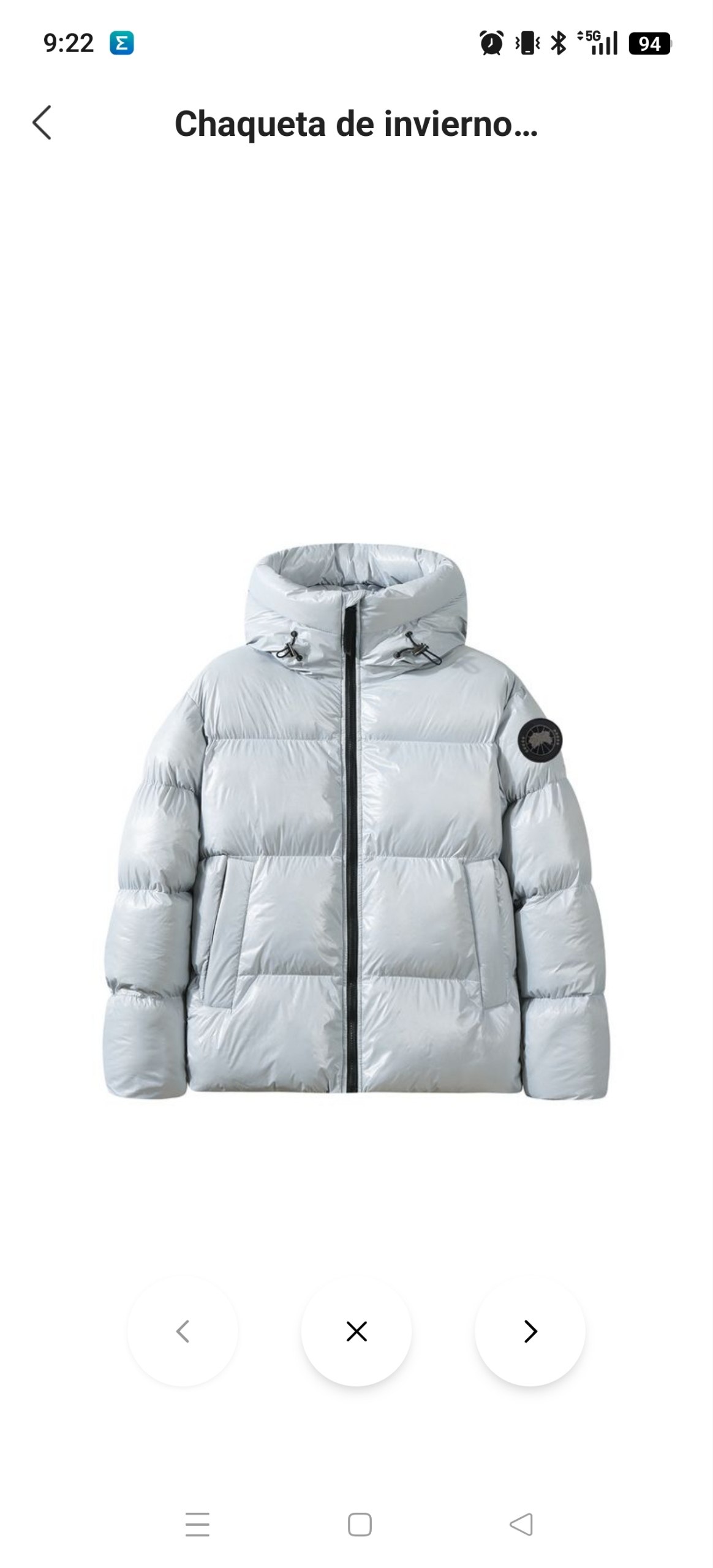 Abrigo Canadá Goose 37.25€‼ ✨