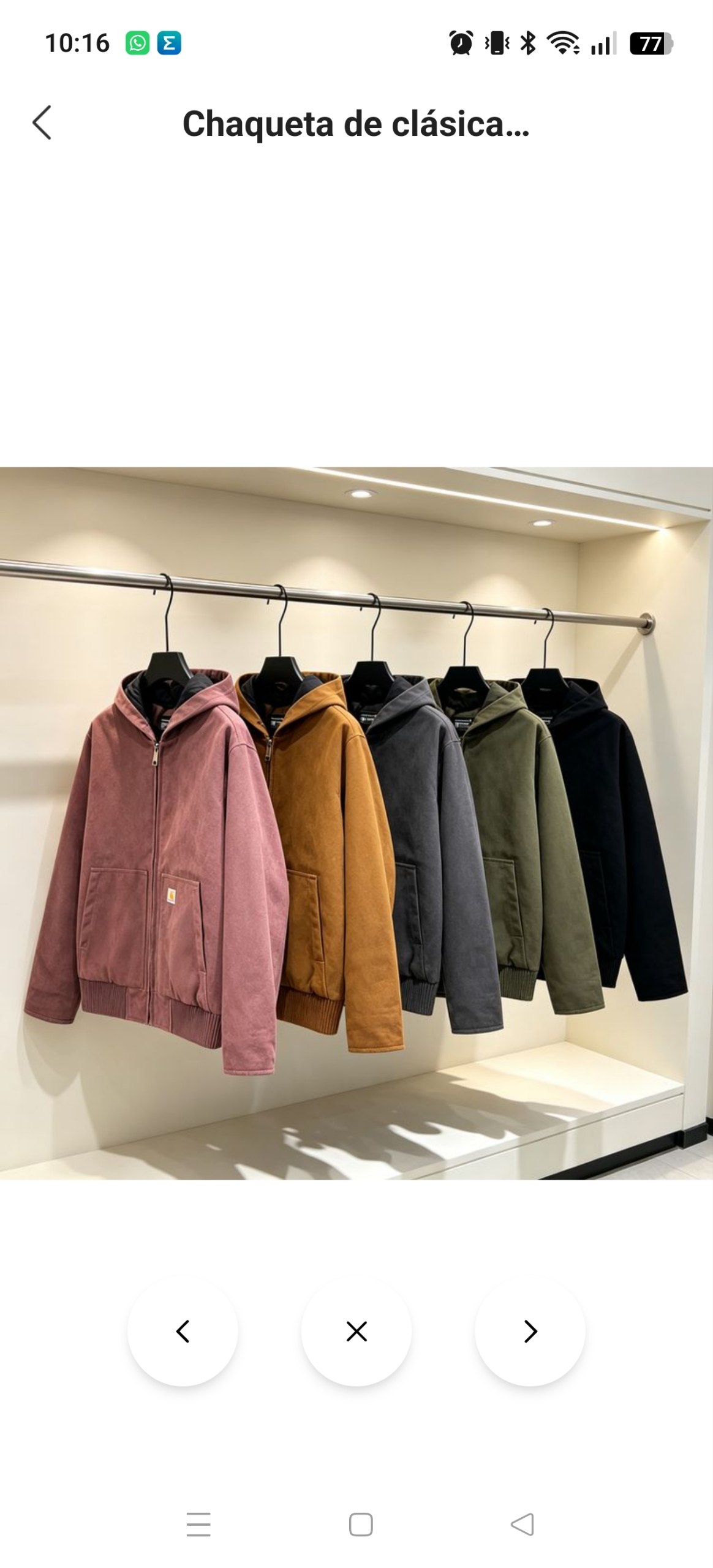 Chaqueta Carhartt 57.56€‼ ✨
