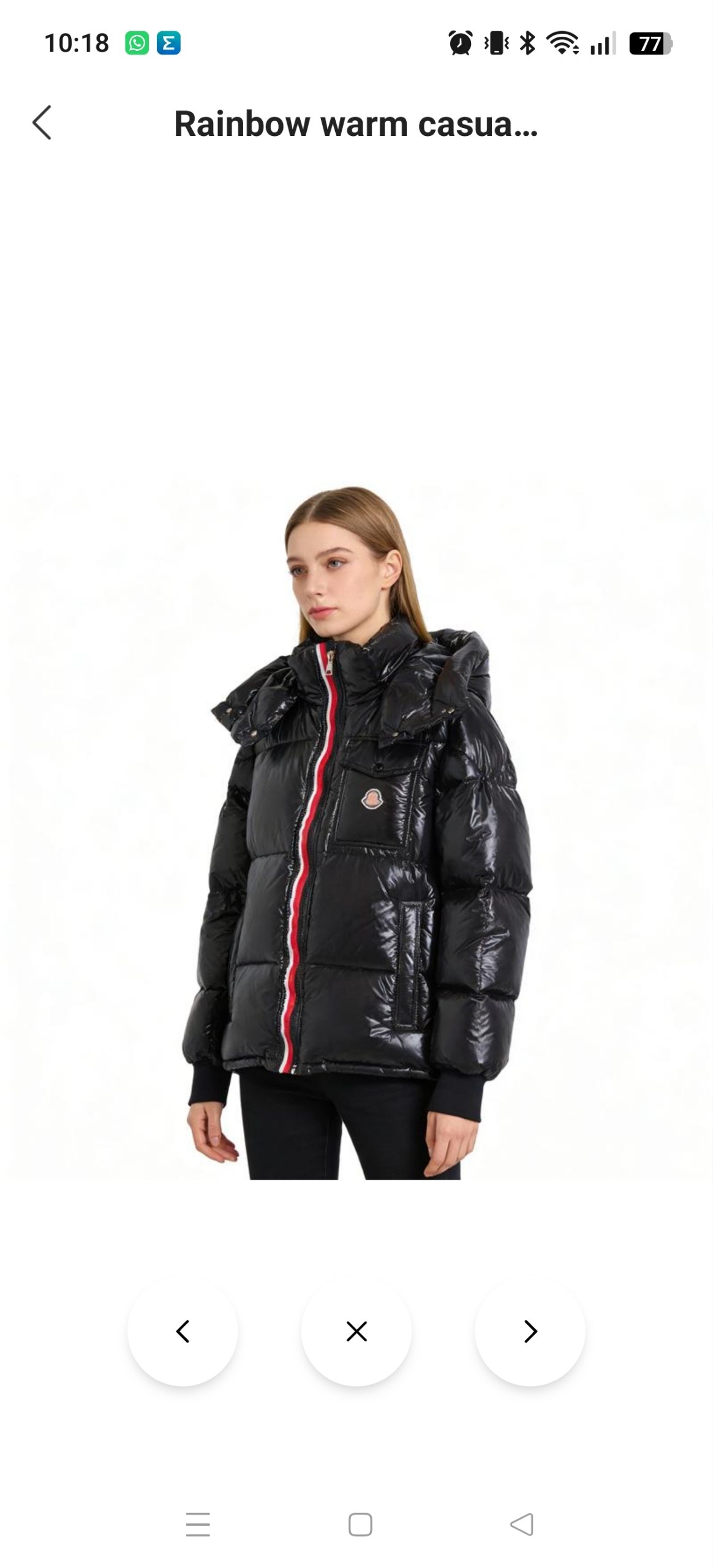 Abrigo Moncler 38.01€‼ ✨